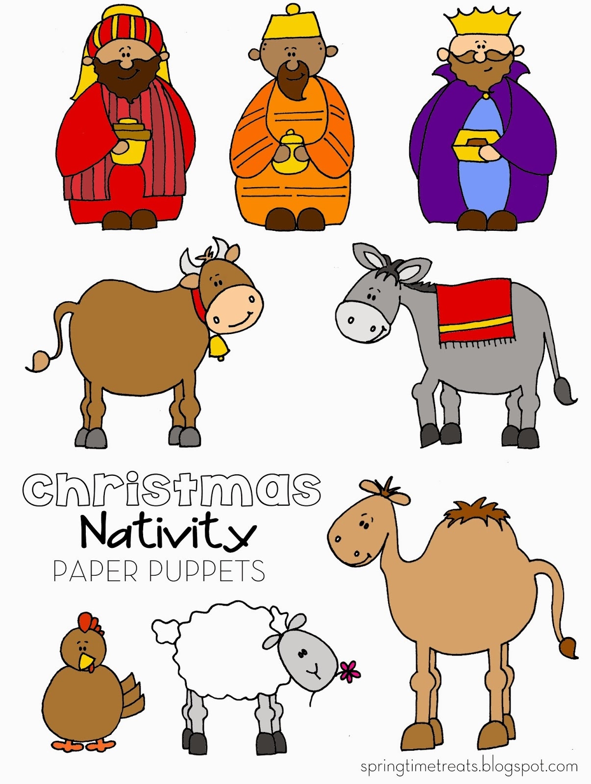 Cute Nativity Printable Preschool Free Cute Nativity Printable Preschool Free