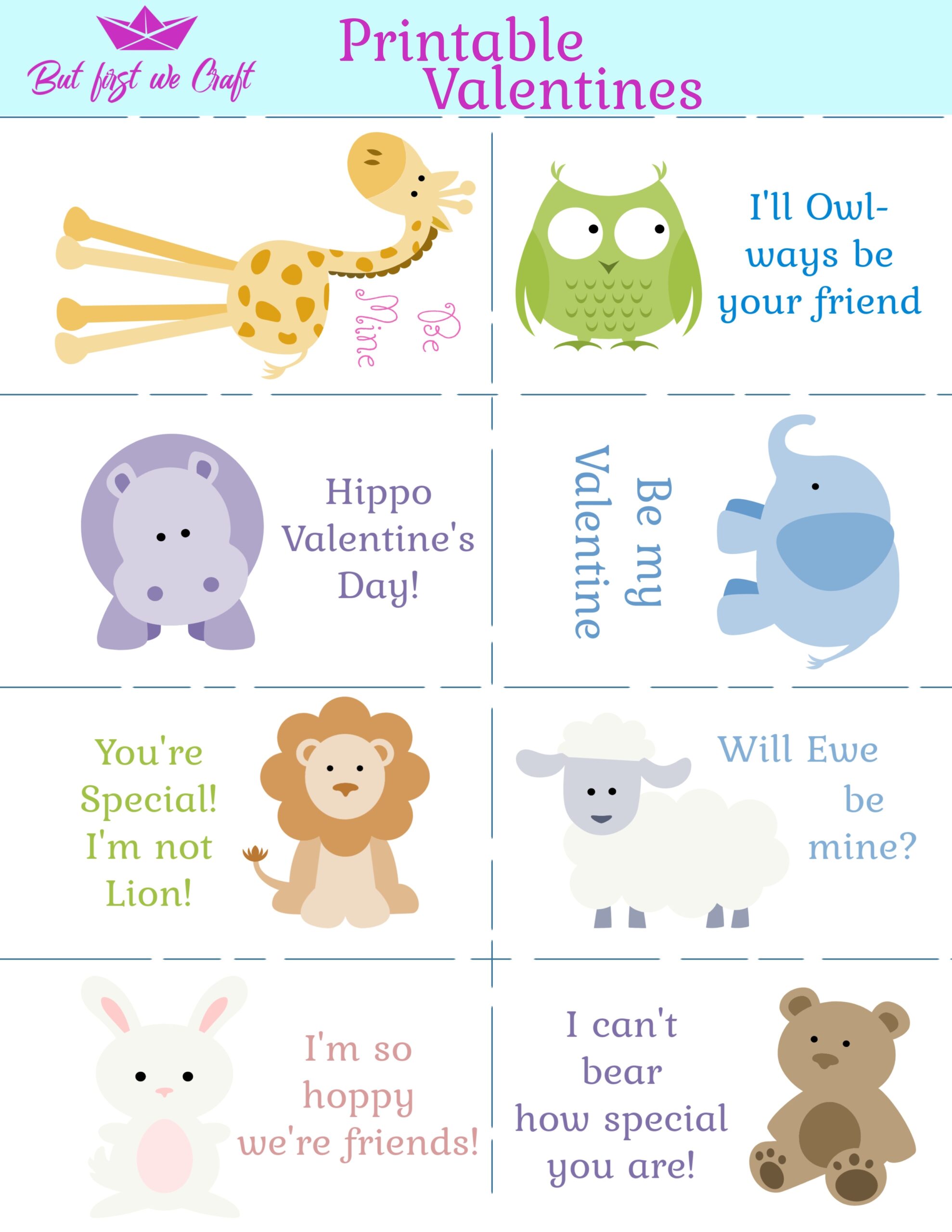 Free Printable Preschool Valentines