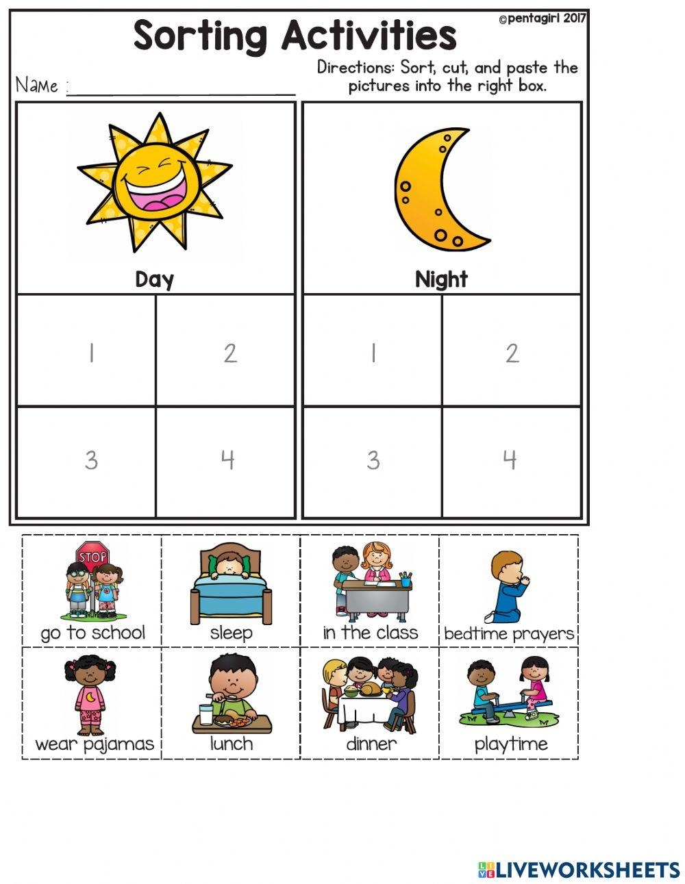 Night Worksheet Enhance Your Understanding Of The Nocturnal World
