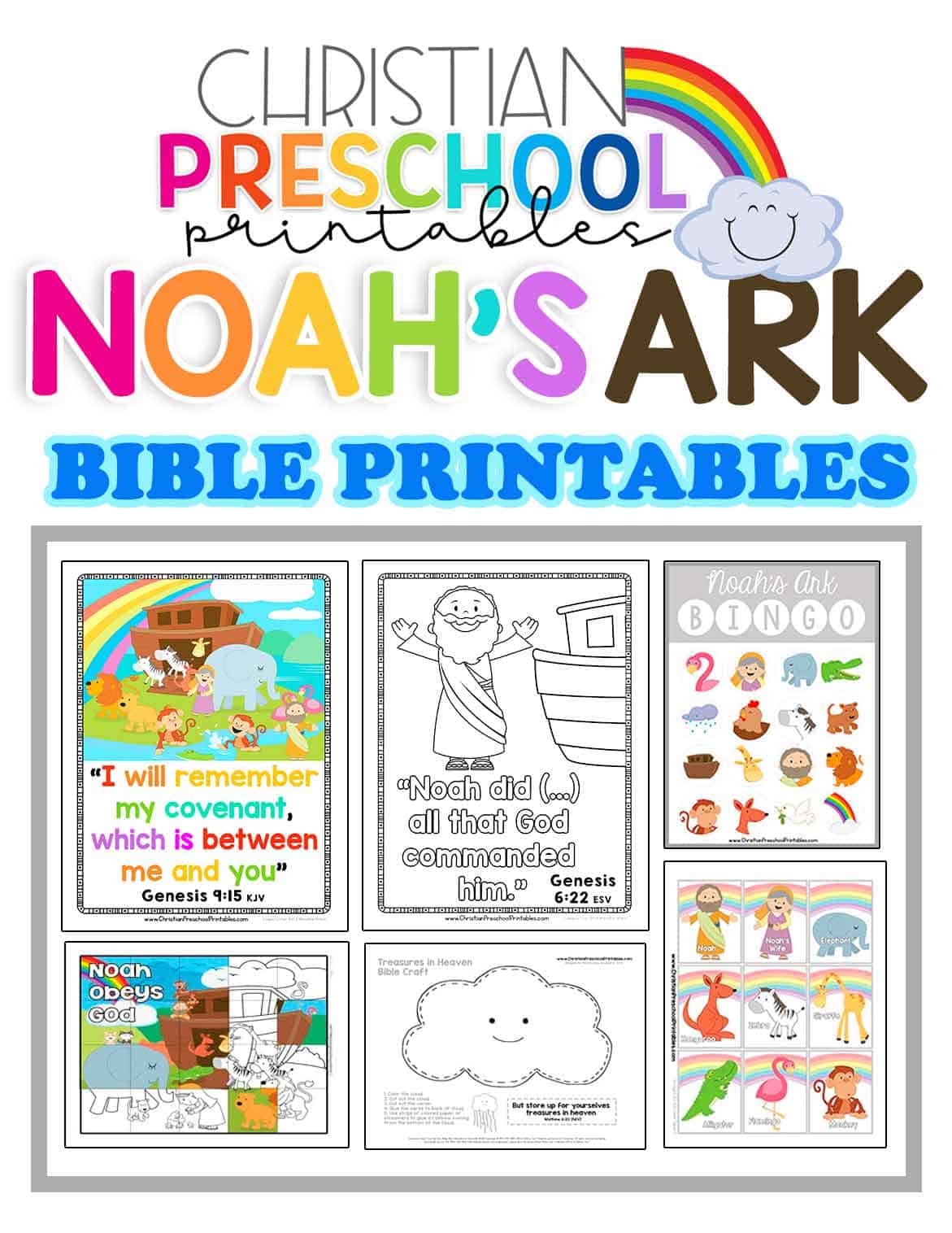 Noah s Ark Preschool Printables Christian Preschool Printables Noah s Ark Preschool Printables Christian Preschool Printables