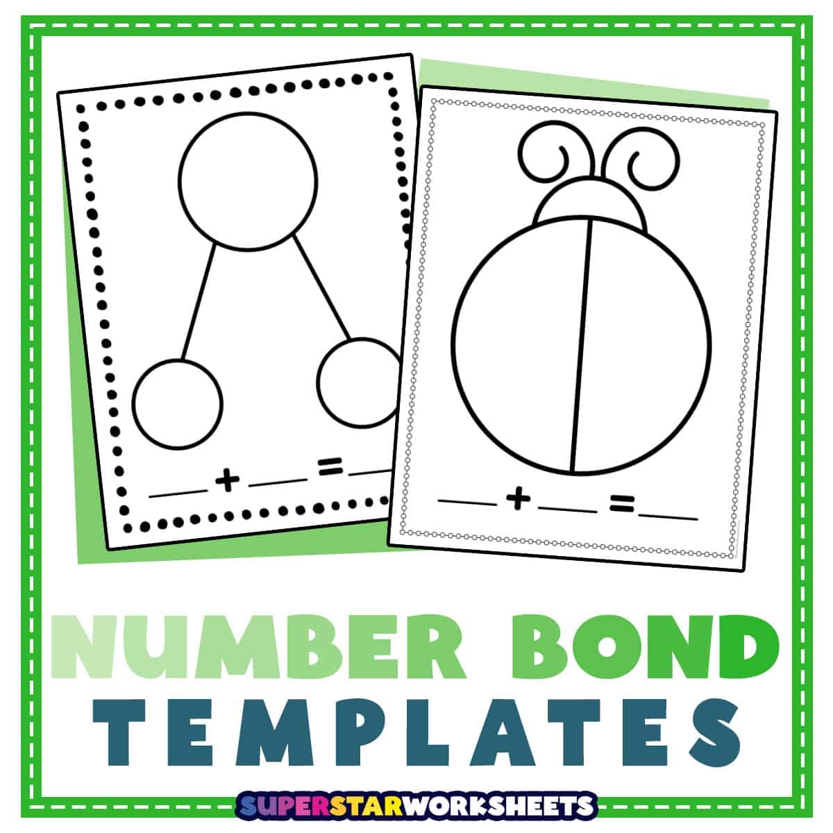 Number Bond Template Superstar Worksheets Number Bond Template Superstar Worksheets