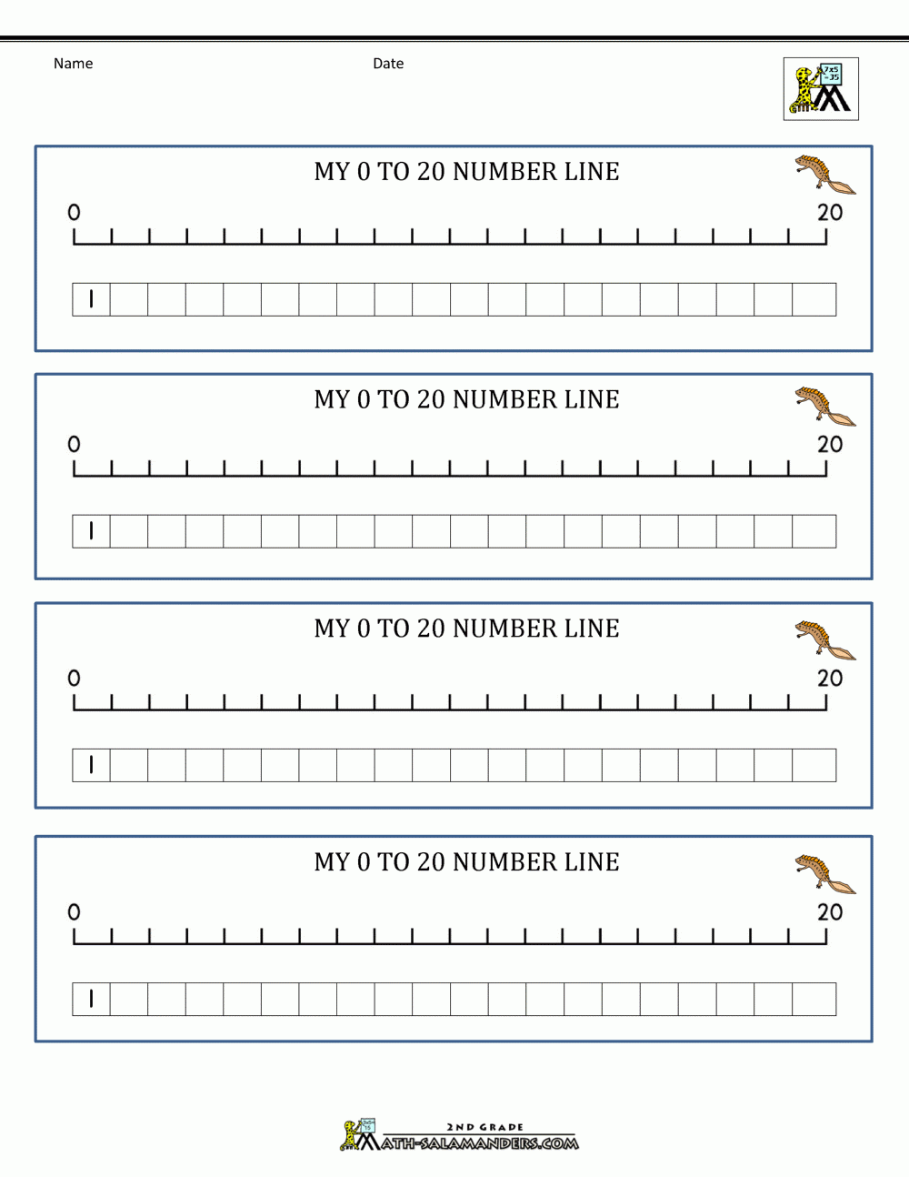 Number Line 0 To 20 Printables Number Line 0 To 20 Printables