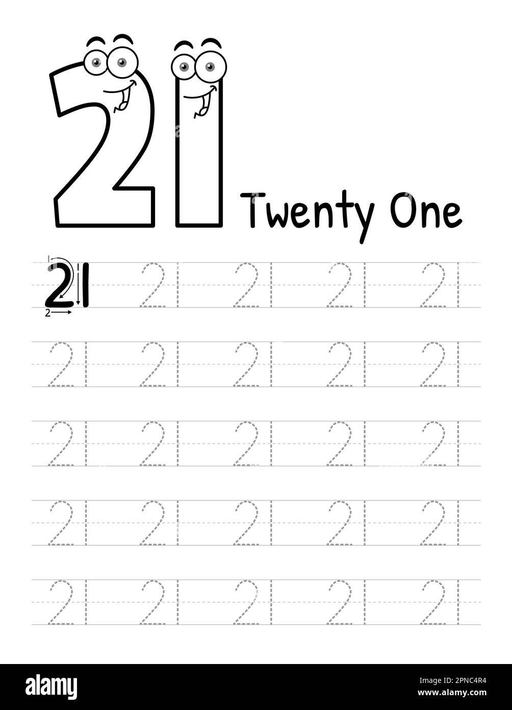 Number Tracing Interior For Kids Children Writing Worksheet Number Tracing Interior For Kids Children Writing Worksheet