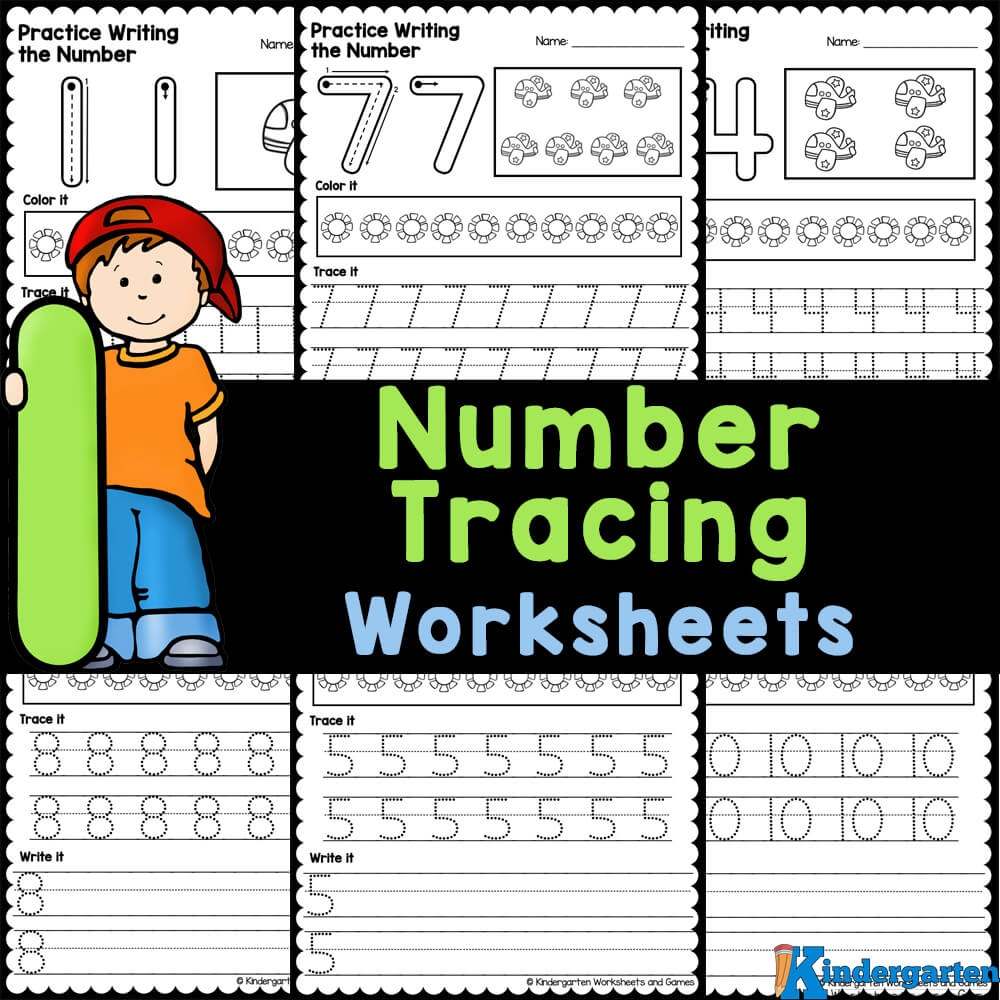 Free Printable Number Tracing Worksheets