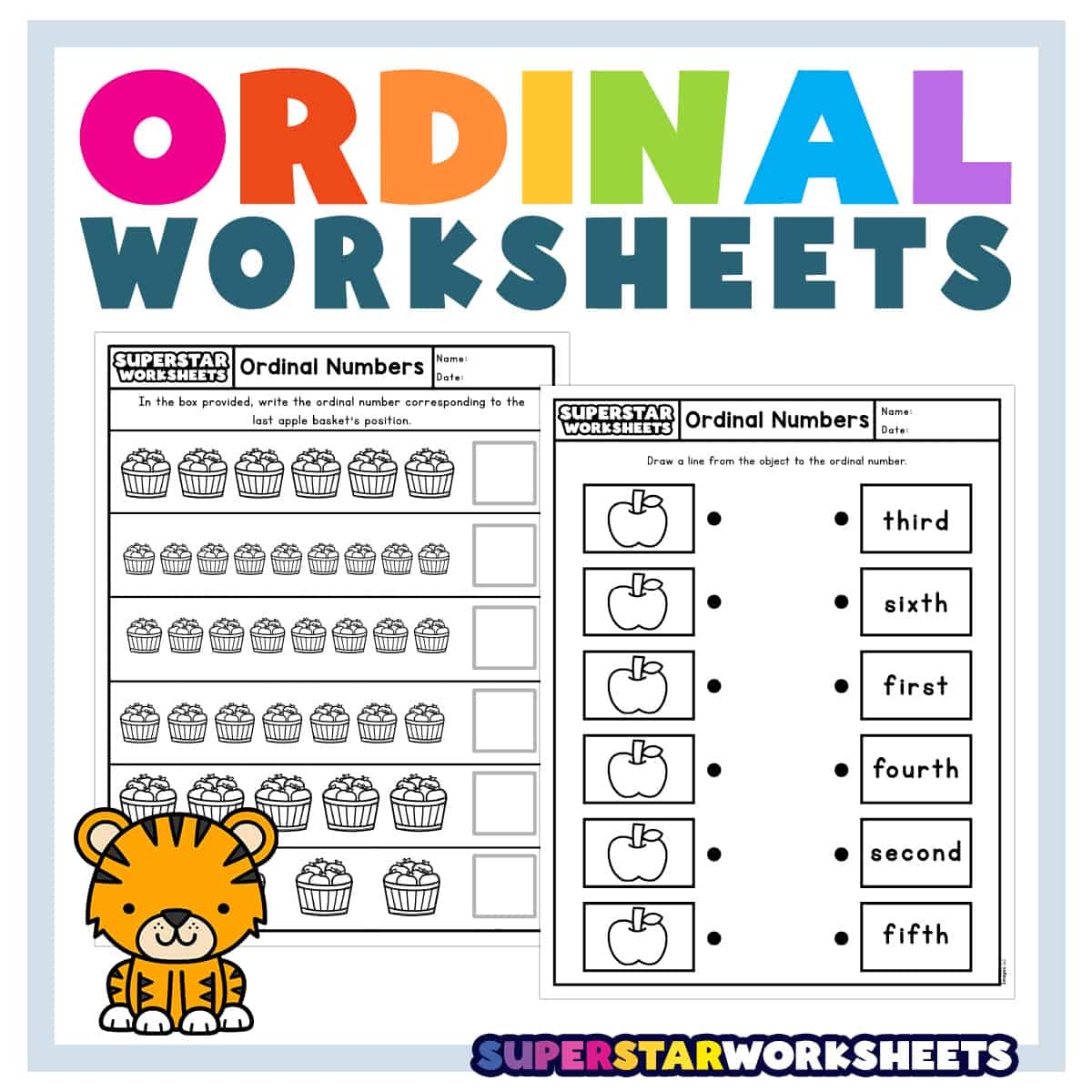 Ordinal Numbers Worksheets Superstar Worksheets Ordinal Numbers Worksheets Superstar Worksheets