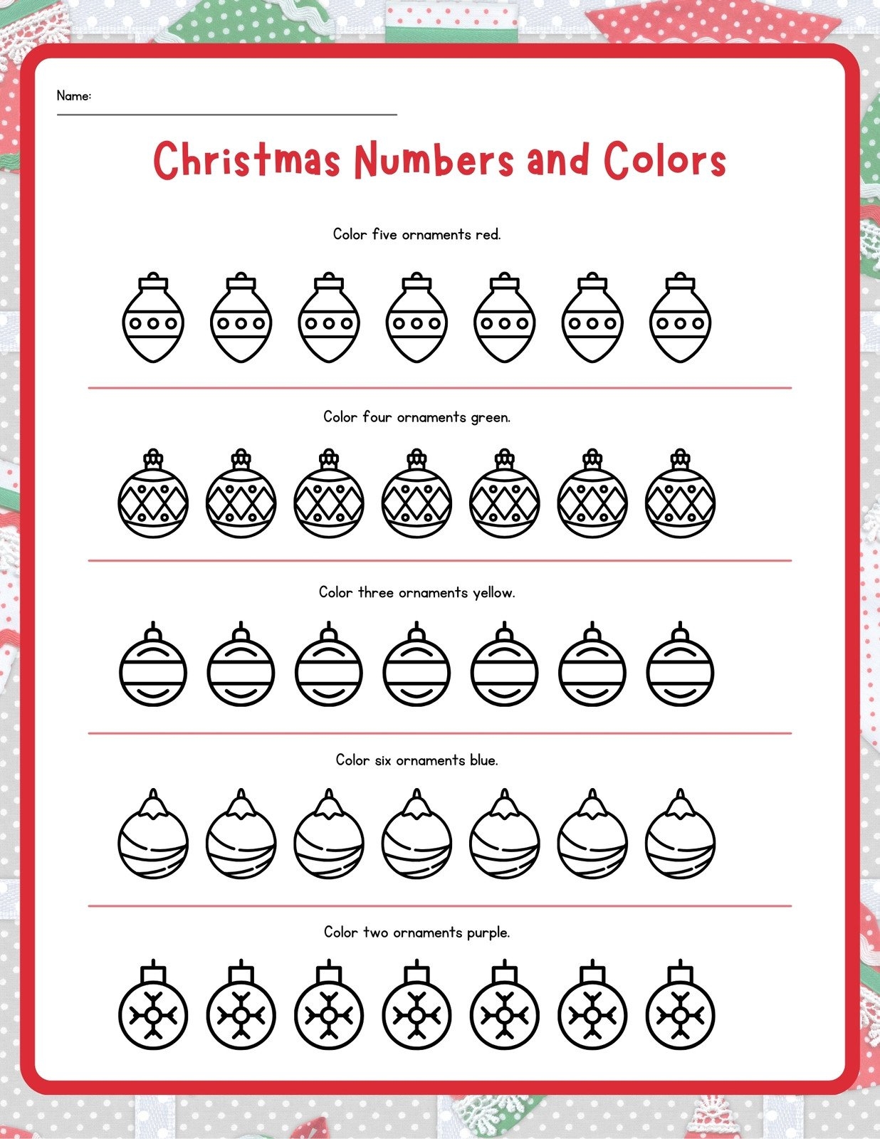 Christmas Worksheets For Kindergarten Printables Christmas Worksheets For Kindergarten Printables