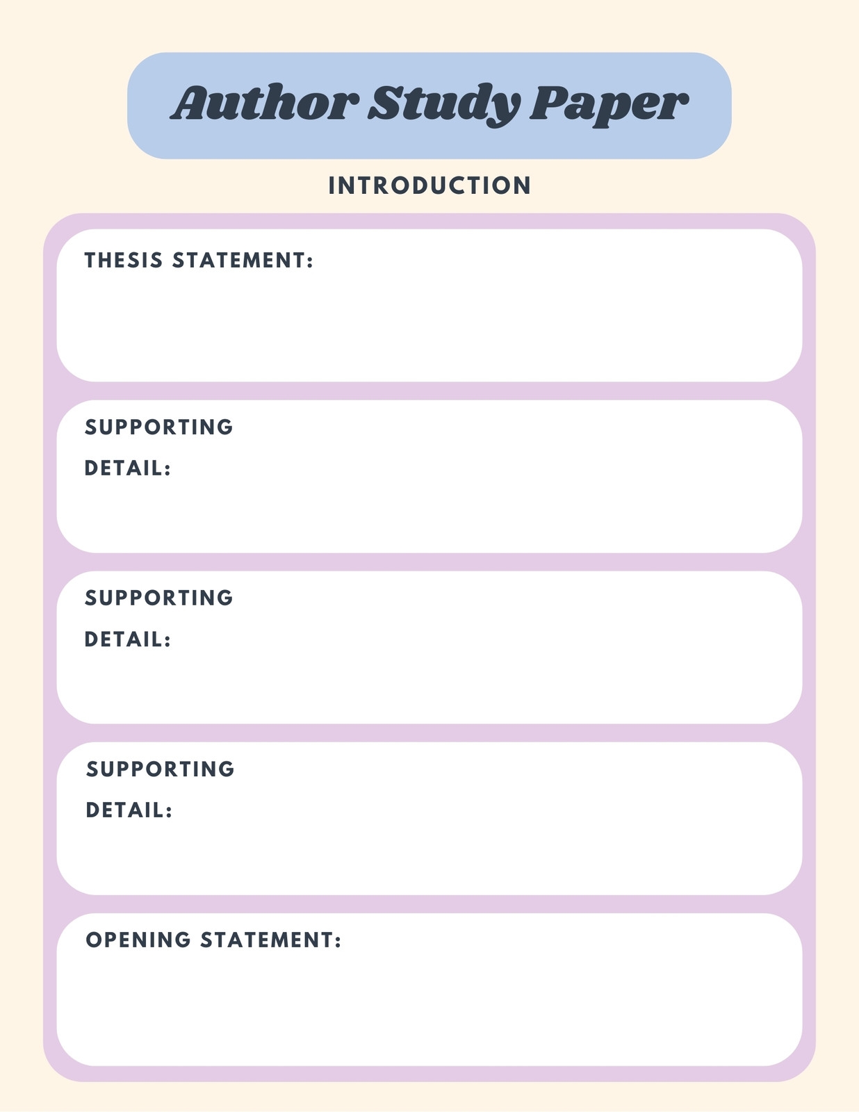 Page 2 Free And Customizable Author Templates Canva