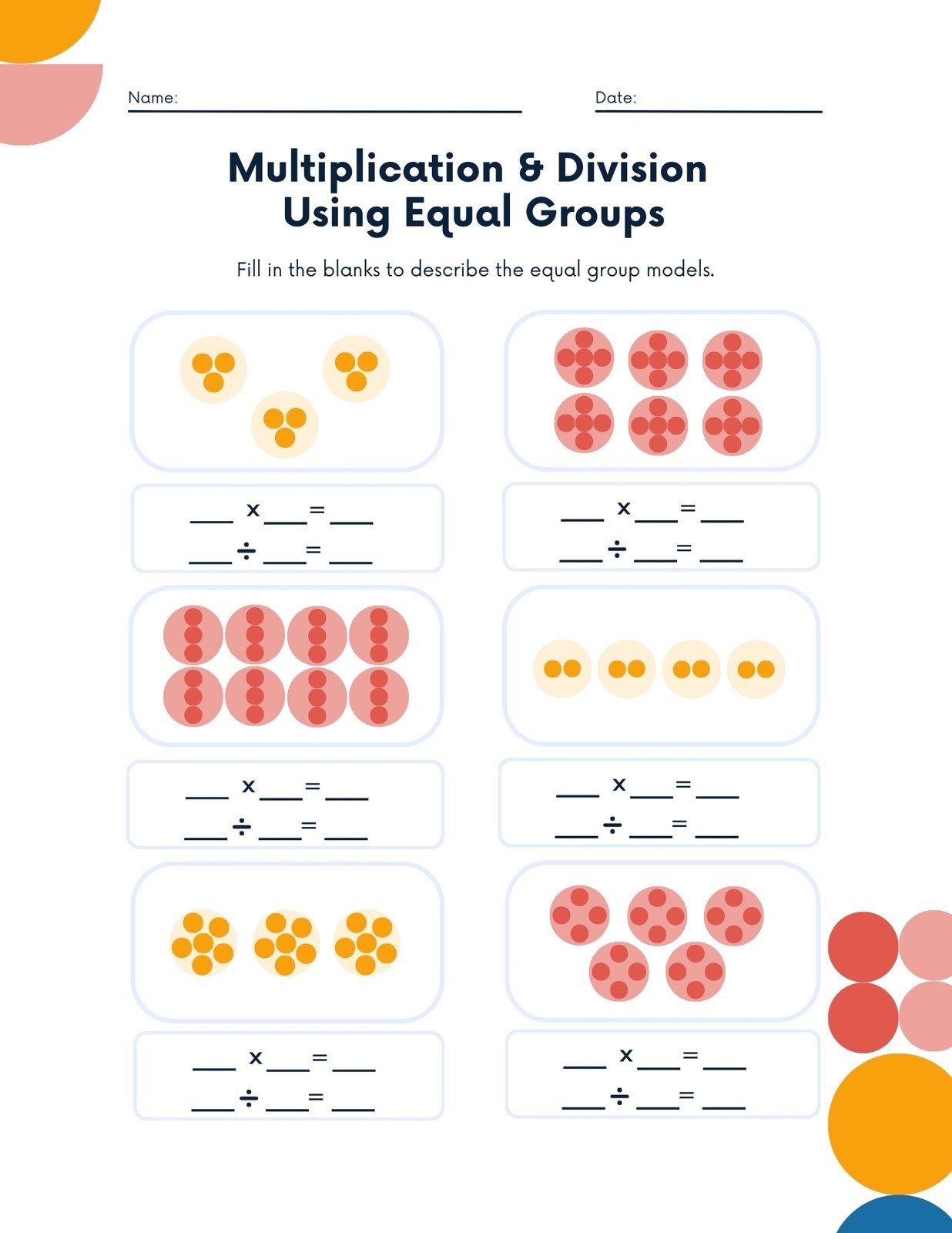 Page 2 Free And Customizable Multiplication Templates Canva Page 2 Free And Customizable Multiplication Templates Canva