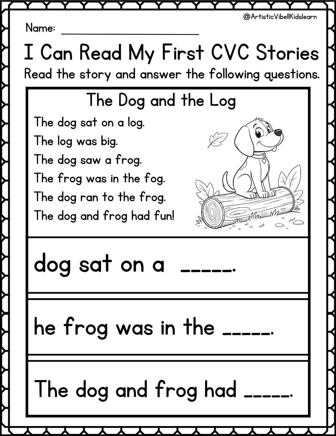 Phonics Worksheets My First CVC Sentences For Kindergarten And First Grade CVC Reading Stories Read And Draw Pages Etsy Phonics Worksheets My First CVC Sentences For Kindergarten And First Grade CVC Reading Stories Read And Draw Pages Etsy