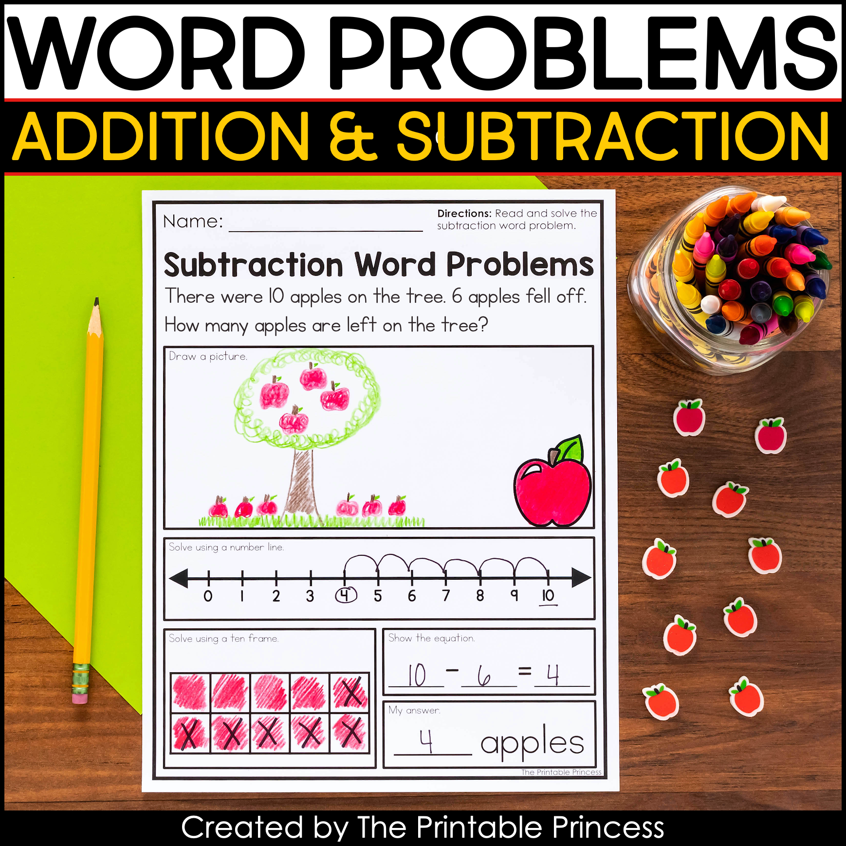 Picture Word Problems Printable Worksheets Addition Picture Word Problems Printable Worksheets Addition
