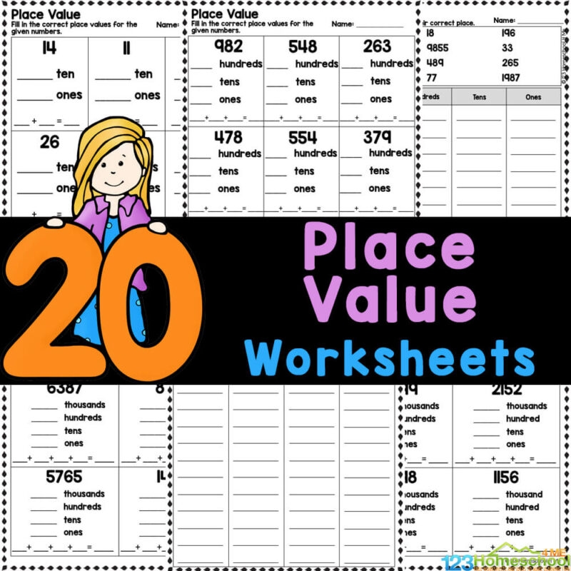 Free Printable Easy Place Value Worksheets Free Printable Easy Place Value Worksheets