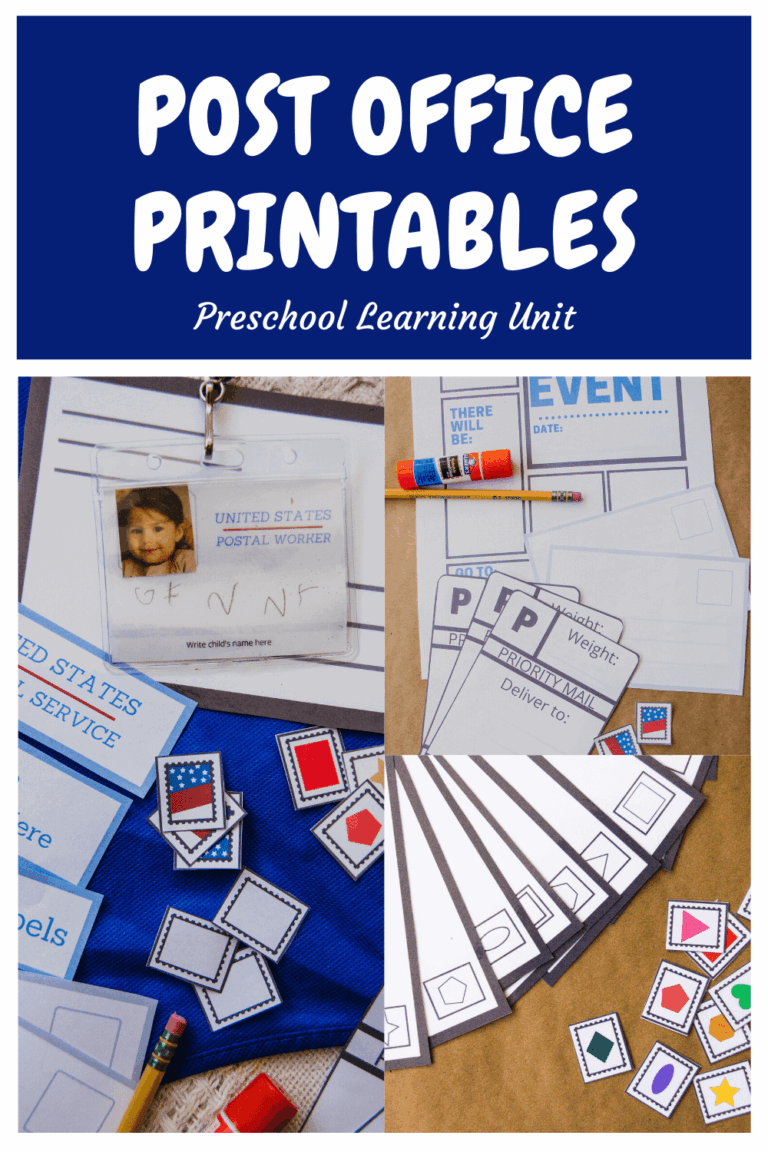 Post Office Preschool Unit Lil Mama Bear Blog