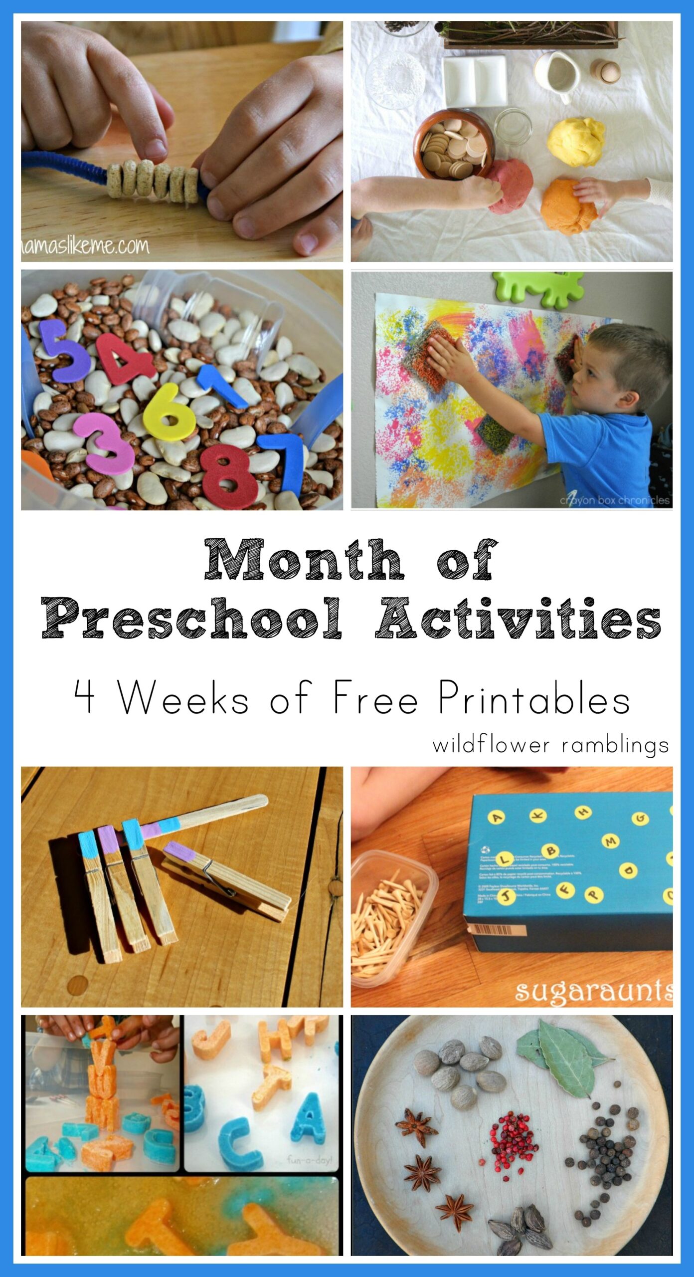 Preschool Activities Month One printable Four Week Schedule Wildflower Ramblings Preschool Activities Month One printable Four Week Schedule Wildflower Ramblings