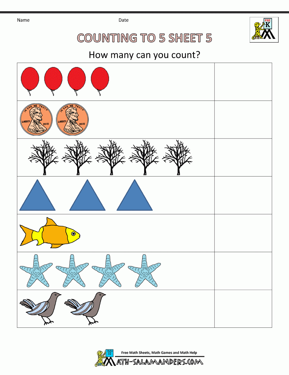 Preschool Counting Worksheets Counting To 5 Preschool Counting Worksheets Counting To 5