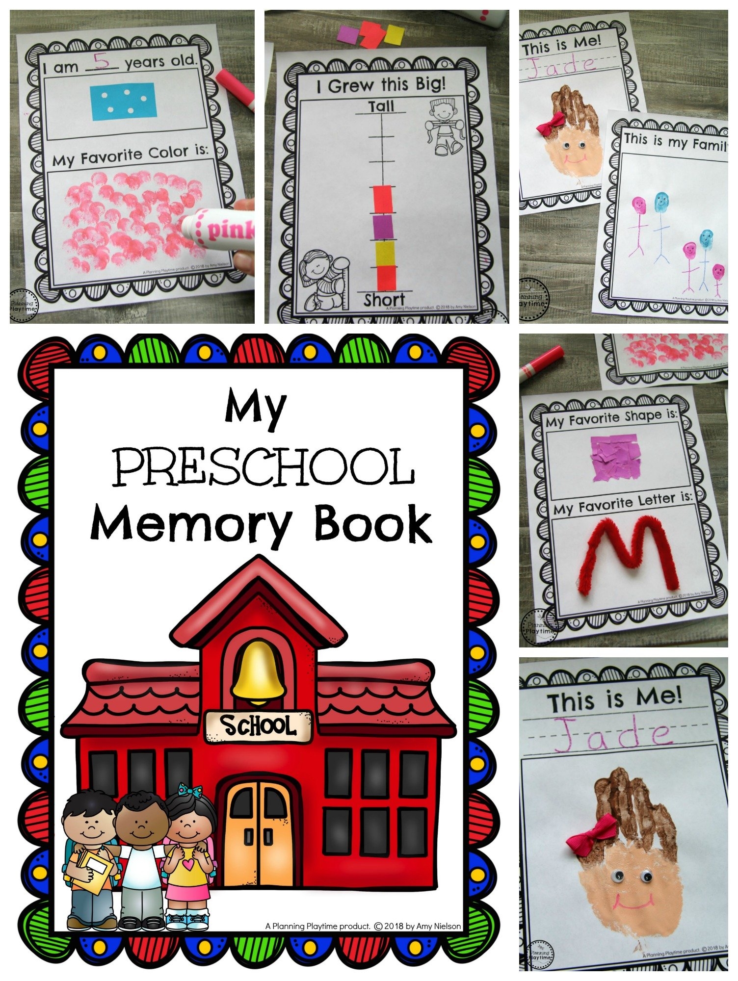 Preschool Memory Book Planning Playtime Preschool Memory Book Planning Playtime