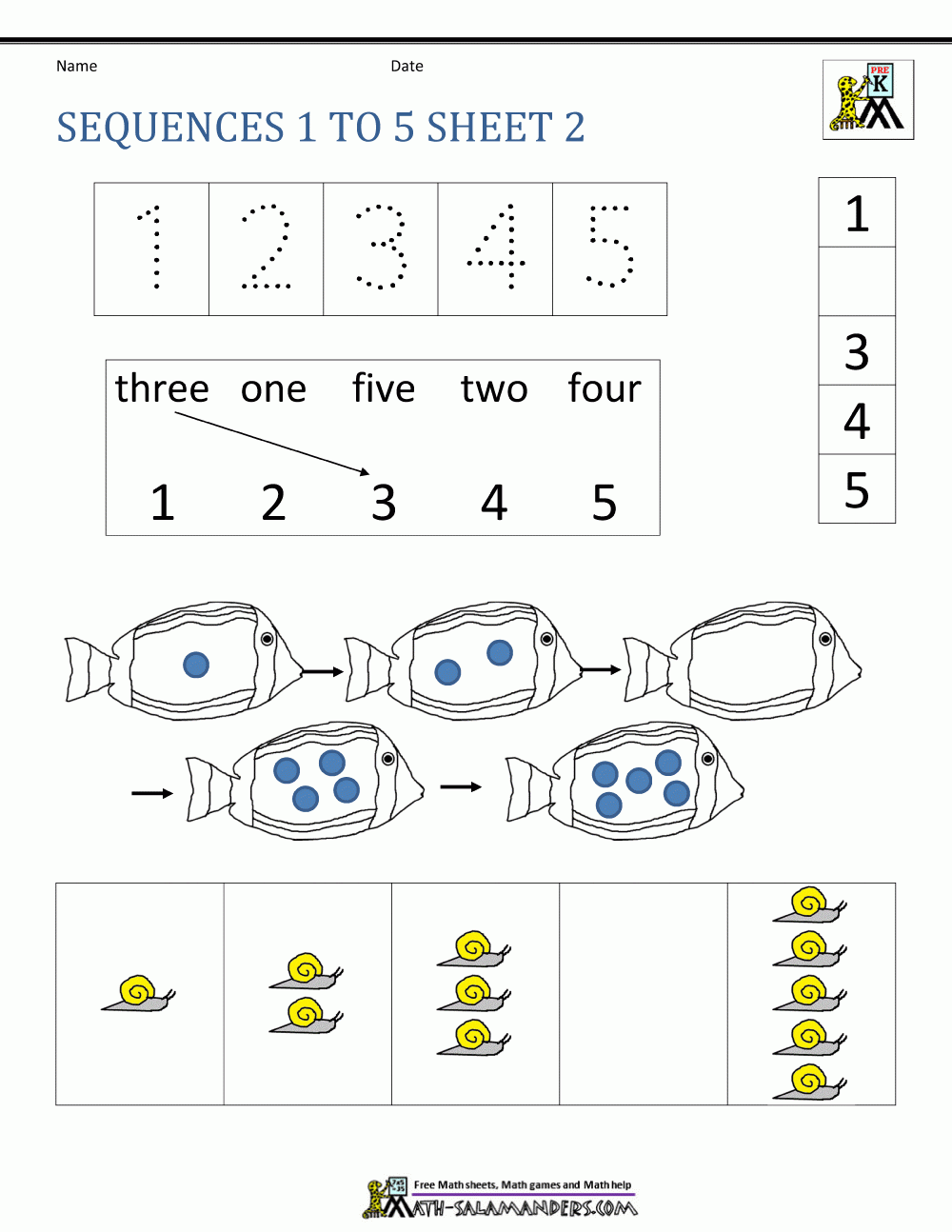 Preschool Number Worksheets Sequencing To 10 Preschool Number Worksheets Sequencing To 10