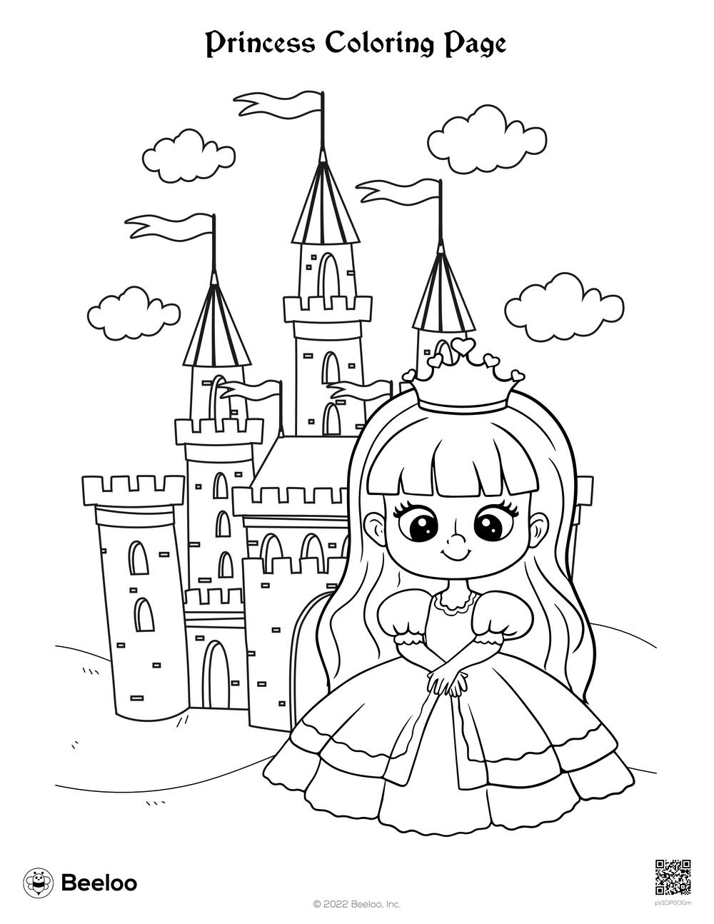 Princess Coloring Page Beeloo Printable Crafts And Activities For Kids Princess Coloring Page Beeloo Printable Crafts And Activities For Kids