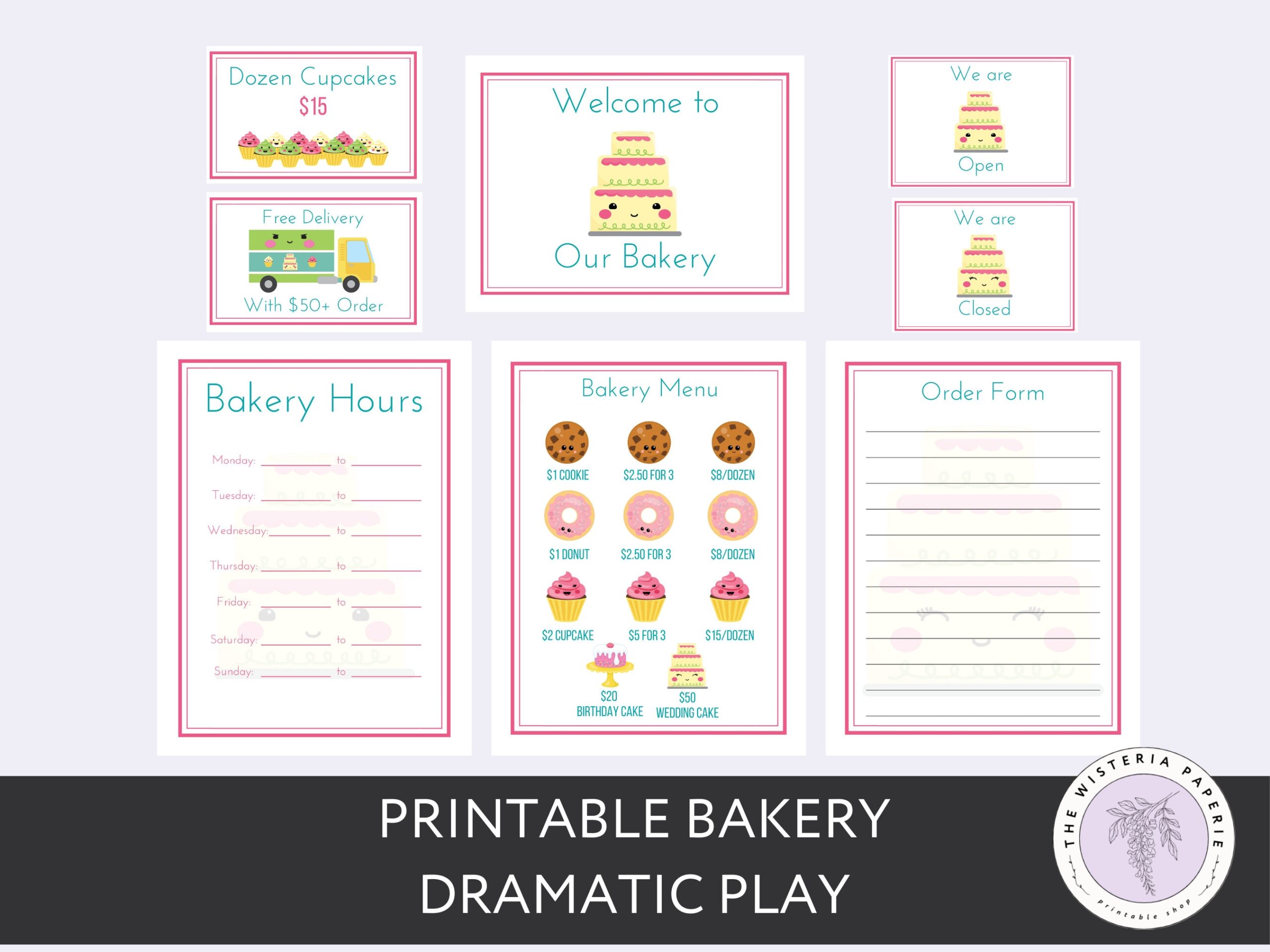 Printable Bakery Dramatic Play For Kids Pretend Play Preschool Curriculum Baking Homeschool Toddler Sweet Treats Kids Menu Etsy Printable Bakery Dramatic Play For Kids Pretend Play Preschool Curriculum Baking Homeschool Toddler Sweet Treats Kids Menu Etsy