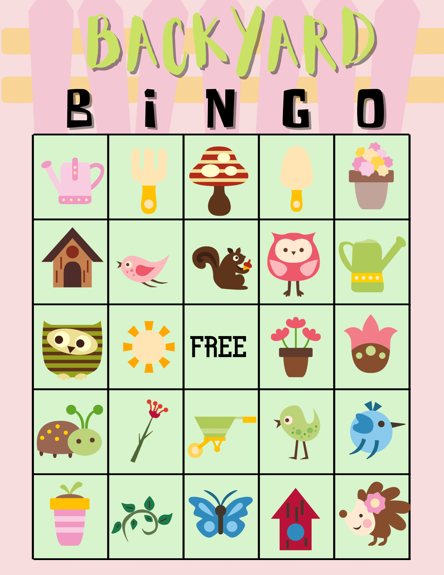 Printable Bingo Cards Fun Family Activity Easy Peasy Creative Ideas