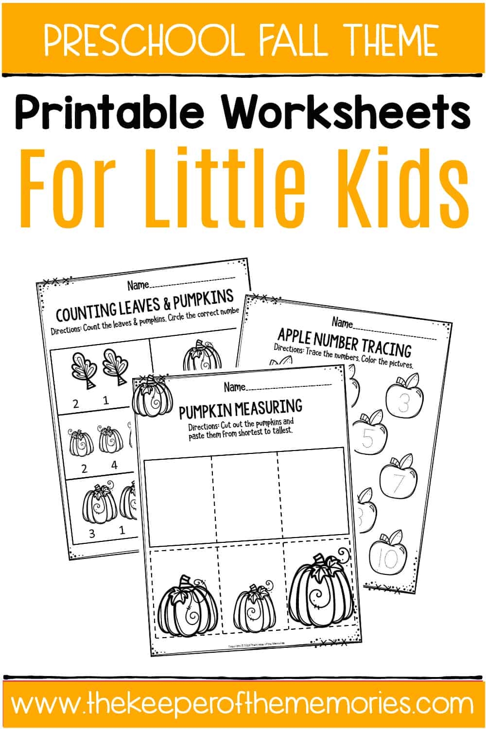 Printable Fall Worksheets For Preschool The Keeper Of The Memories Printable Fall Worksheets For Preschool The Keeper Of The Memories