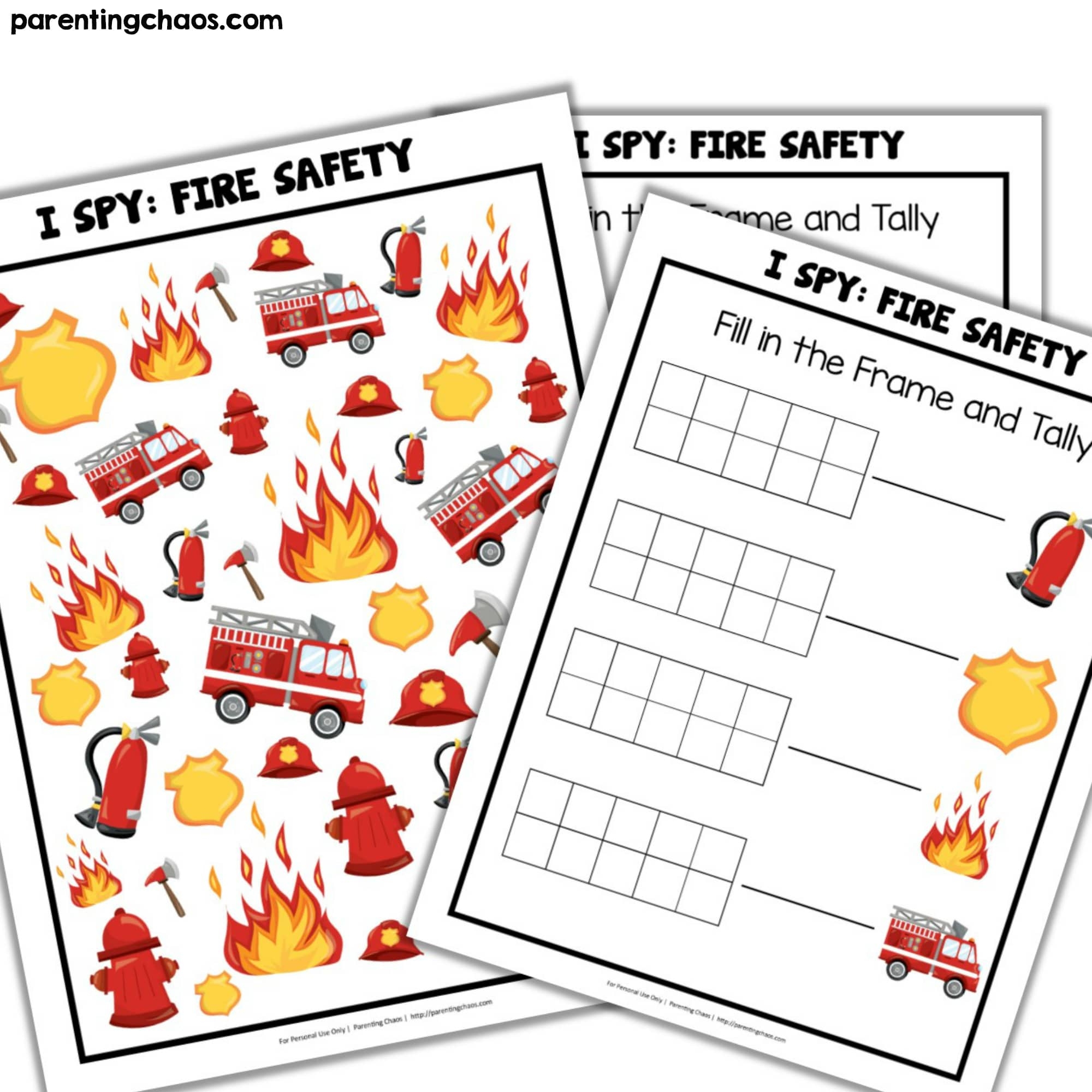 Preschool Printable On Safety