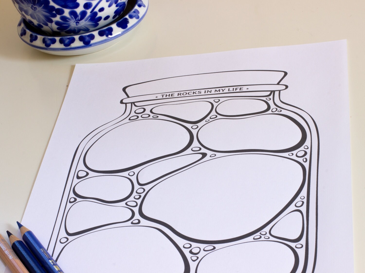 Printable Jar Of Life What Are The Rocks In Your Life Bu0026W Design Printable Jar Of Life What Are The Rocks In Your Life Bu0026W Design