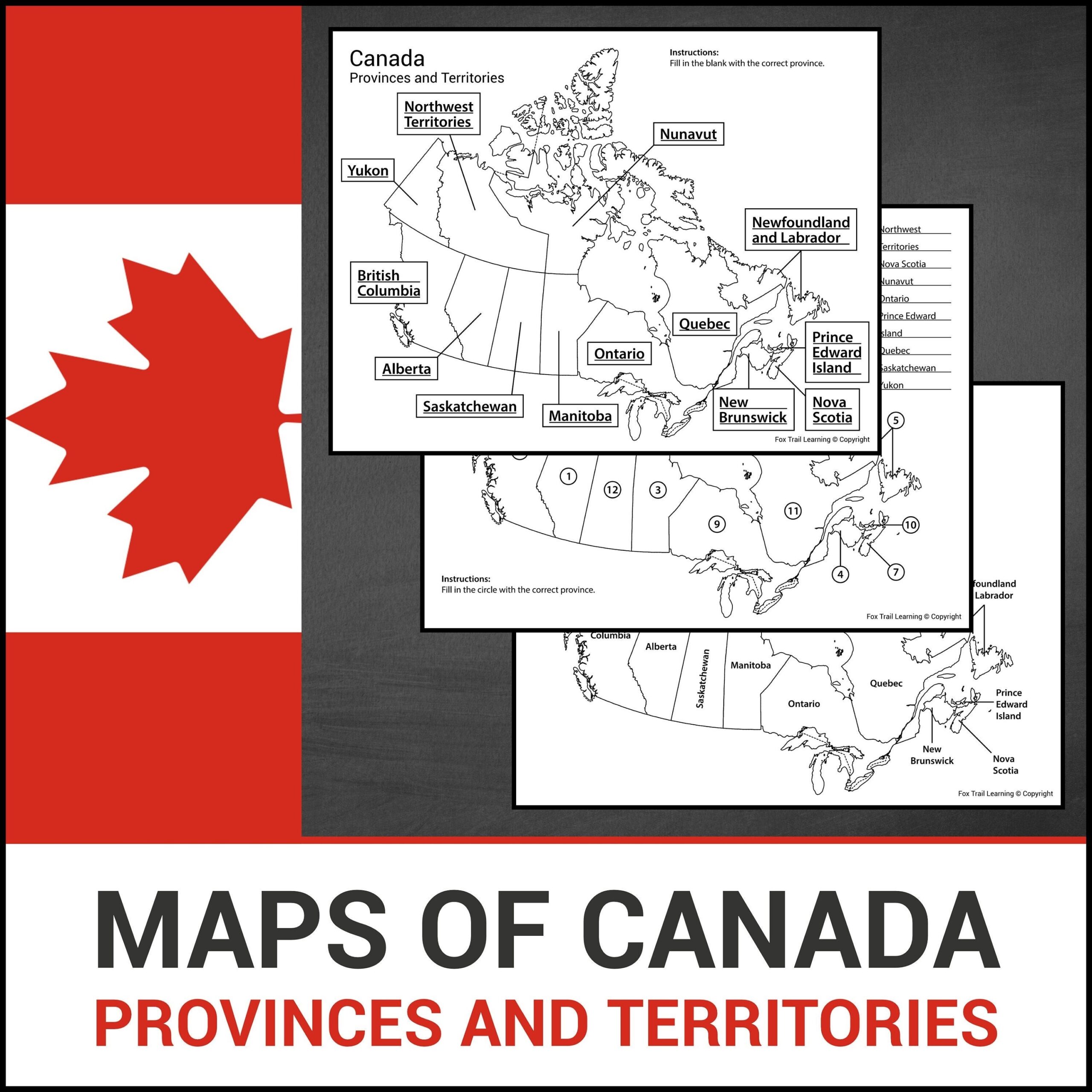 Free Printable Canadian Geography Worksheets