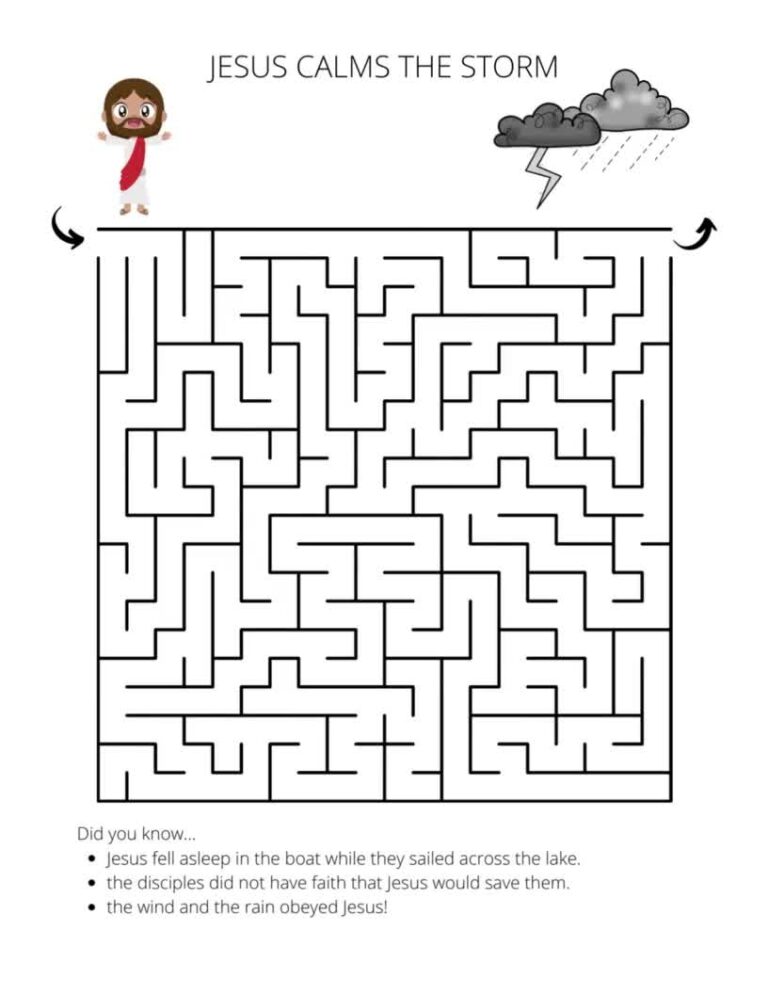 Printable Mazes Bible Activity Book New Testament