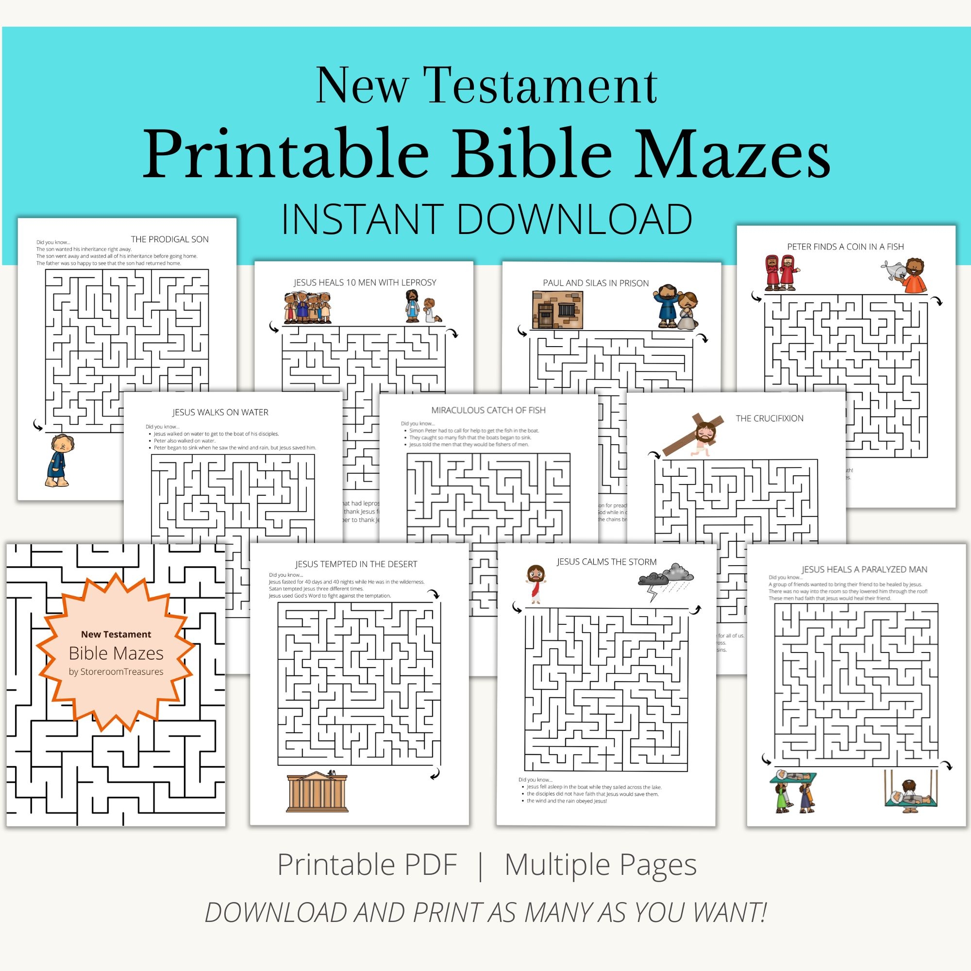 Book Maze Worksheet