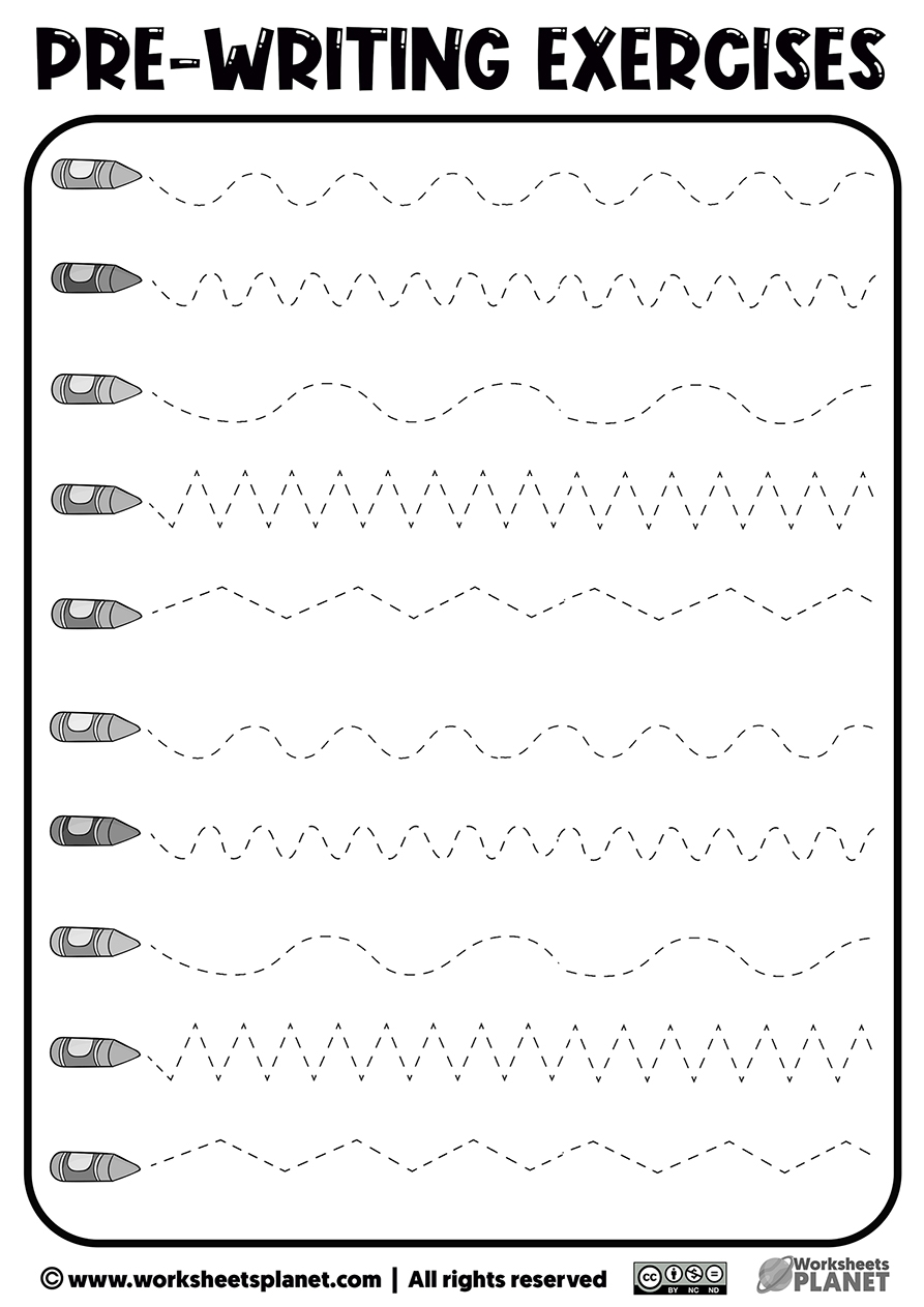 Printable Prewriting Activities For Preschoolers Printable Prewriting Activities For Preschoolers