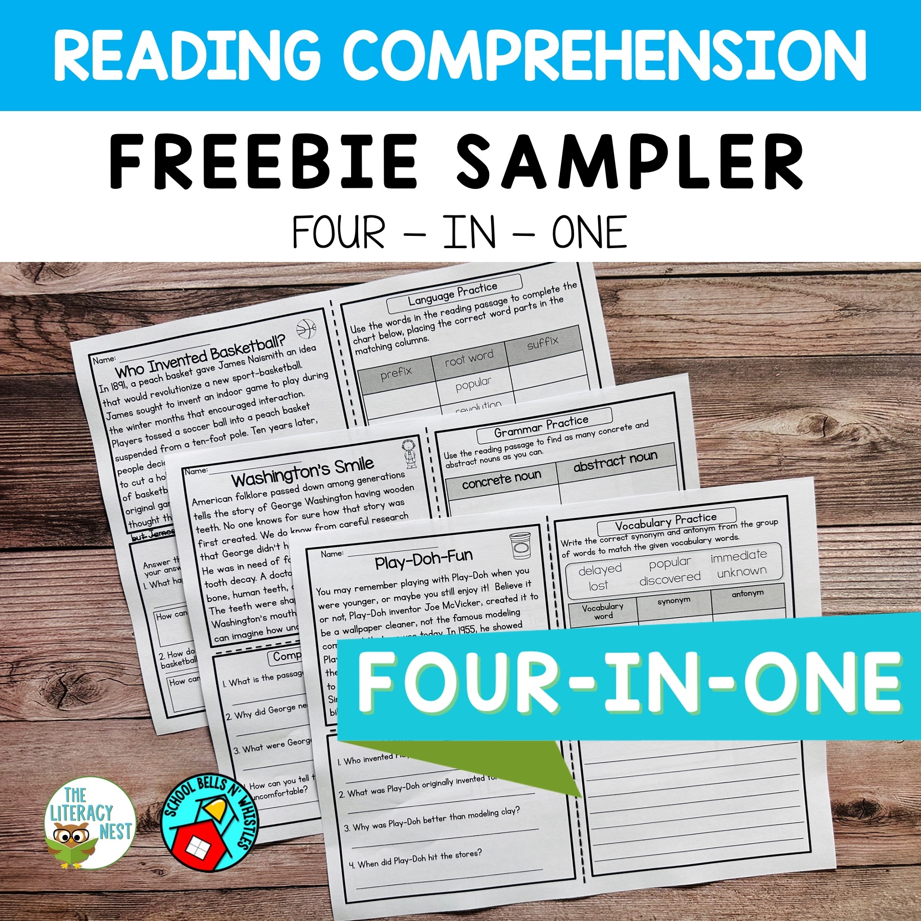 Reading Comprehension Passages For Upper Elementary FREEBIE The Literacy Nest Reading Comprehension Passages For Upper Elementary FREEBIE The Literacy Nest