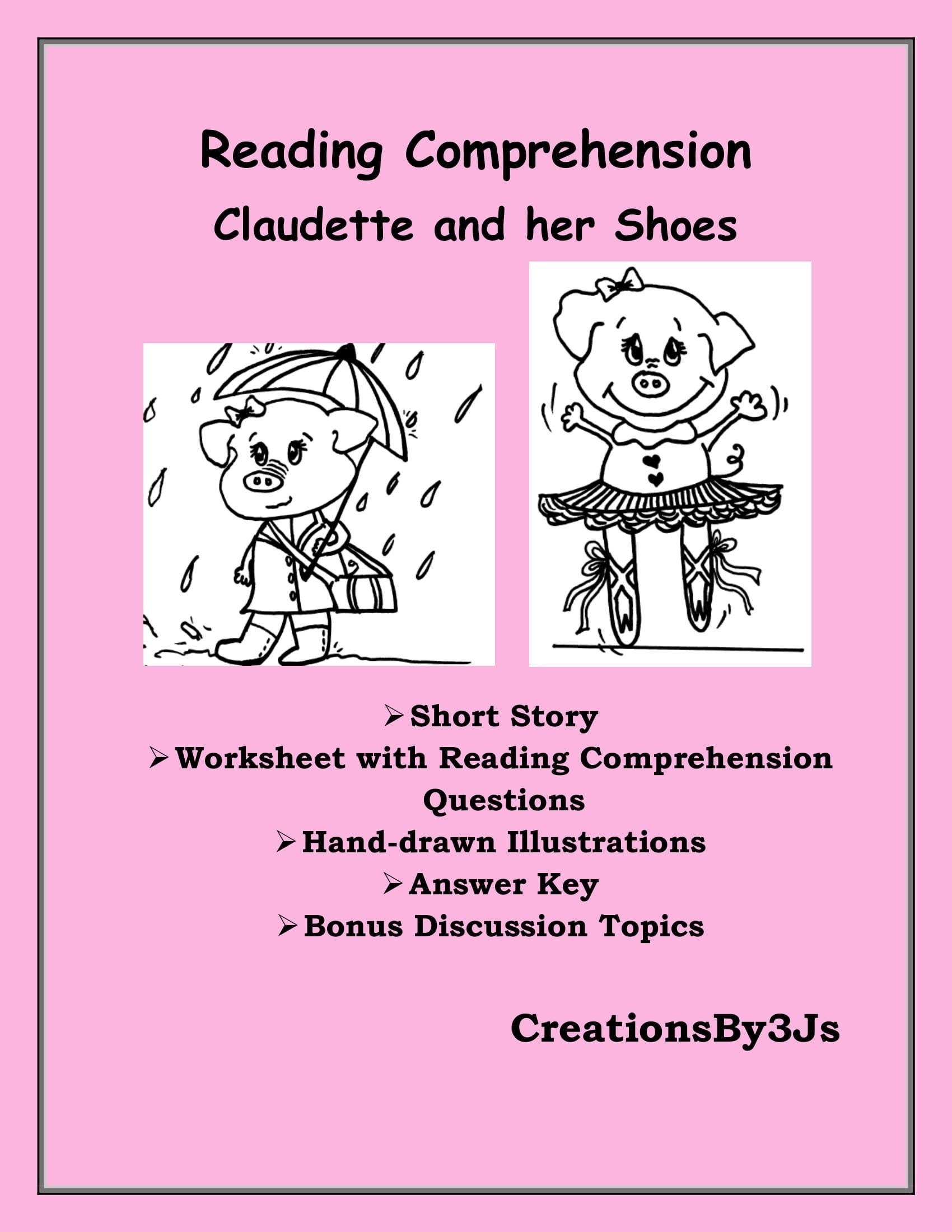 Reading Comprehension Short Story Ballet Dance Story Reading Comprehension Questions Worksheet Hand drawn Illustrations Elementary Reading Reading Comprehension Short Story Ballet Dance Story Reading Comprehension Questions Worksheet Hand drawn Illustrations Elementary Reading