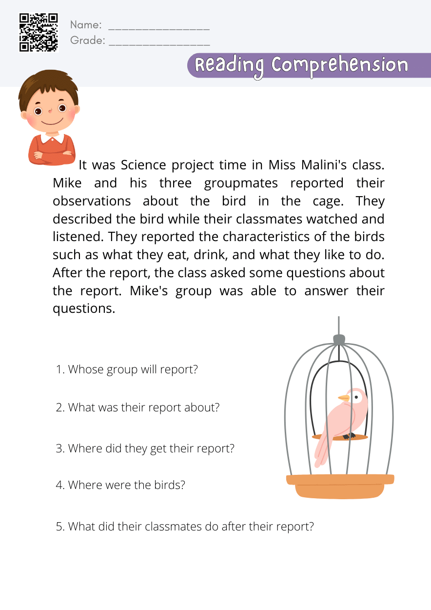 Free Printable Literacy Worksheets Year 3