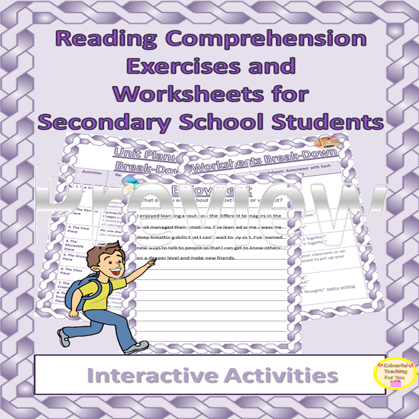 Reading Comprehension Worksheets For Grades 8 11 Made By Teachers Reading Comprehension Worksheets For Grades 8 11 Made By Teachers