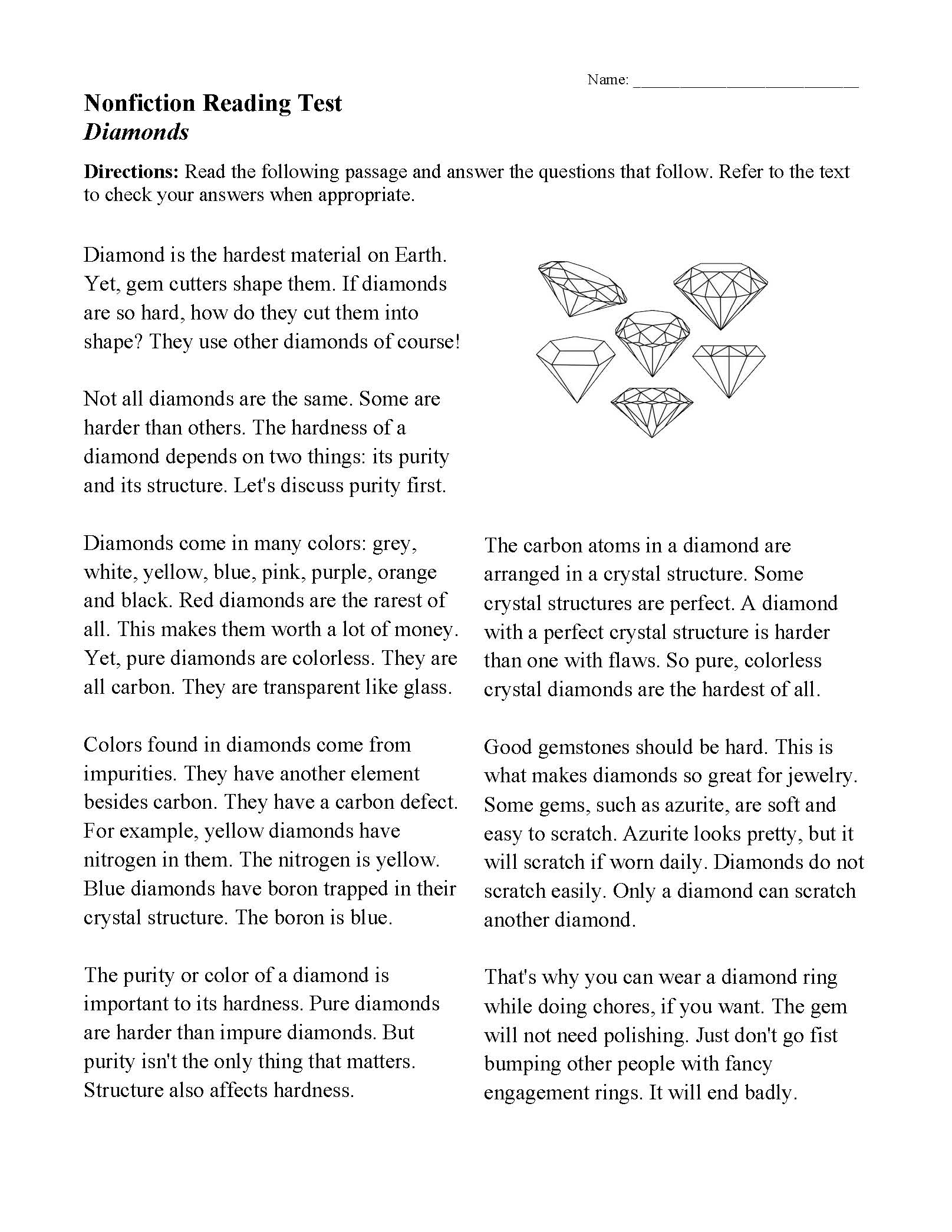 Reading Comprehension Worksheets Online Or Printable Reading Comprehension Worksheets Online Or Printable