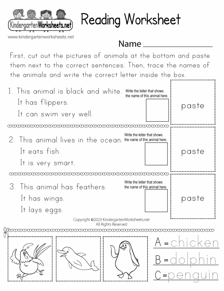 Reading Worksheet Free Printable Digital U0026 PDF