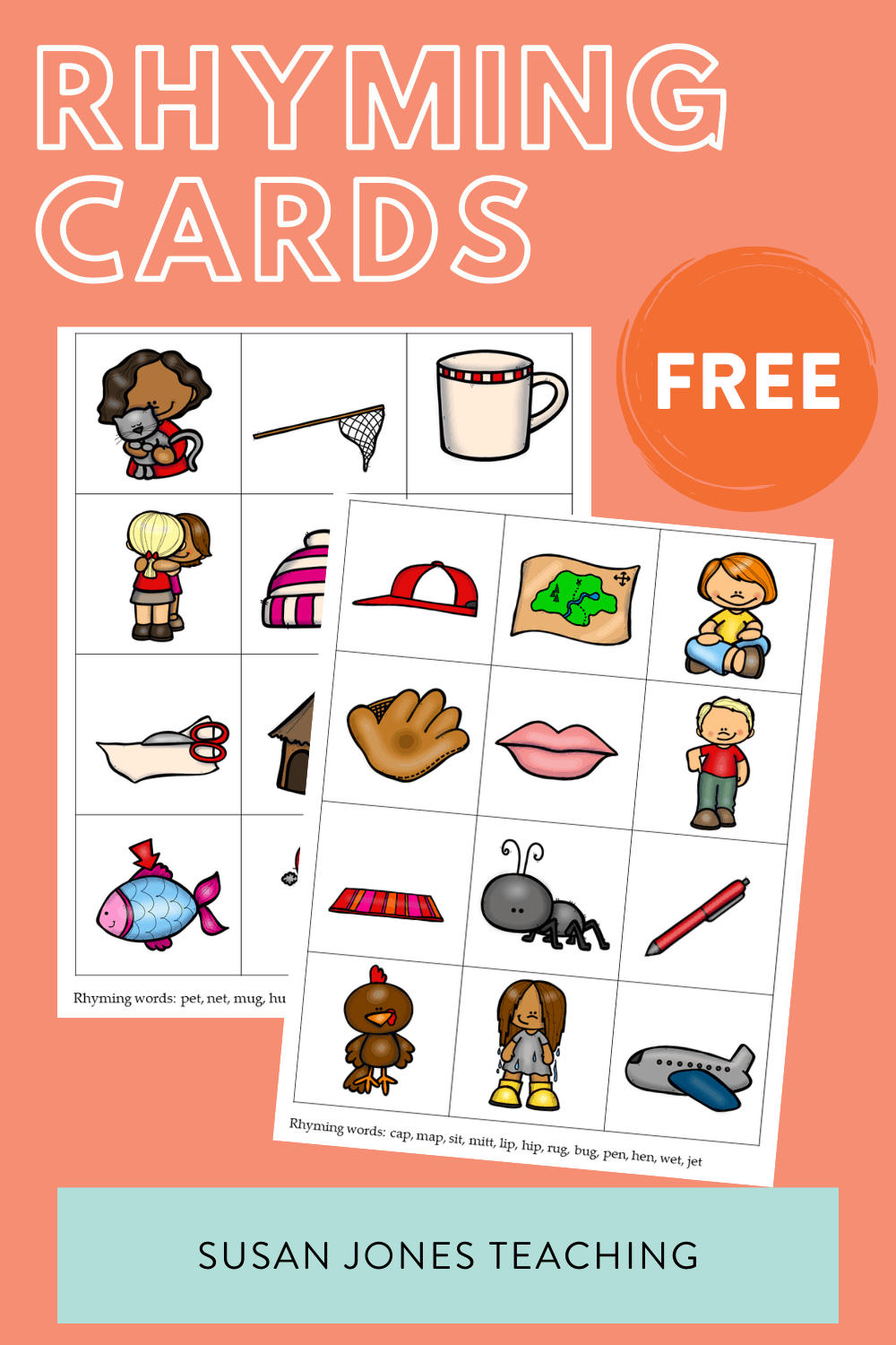 Easy Rhyming Activities For Preschoolers Printable