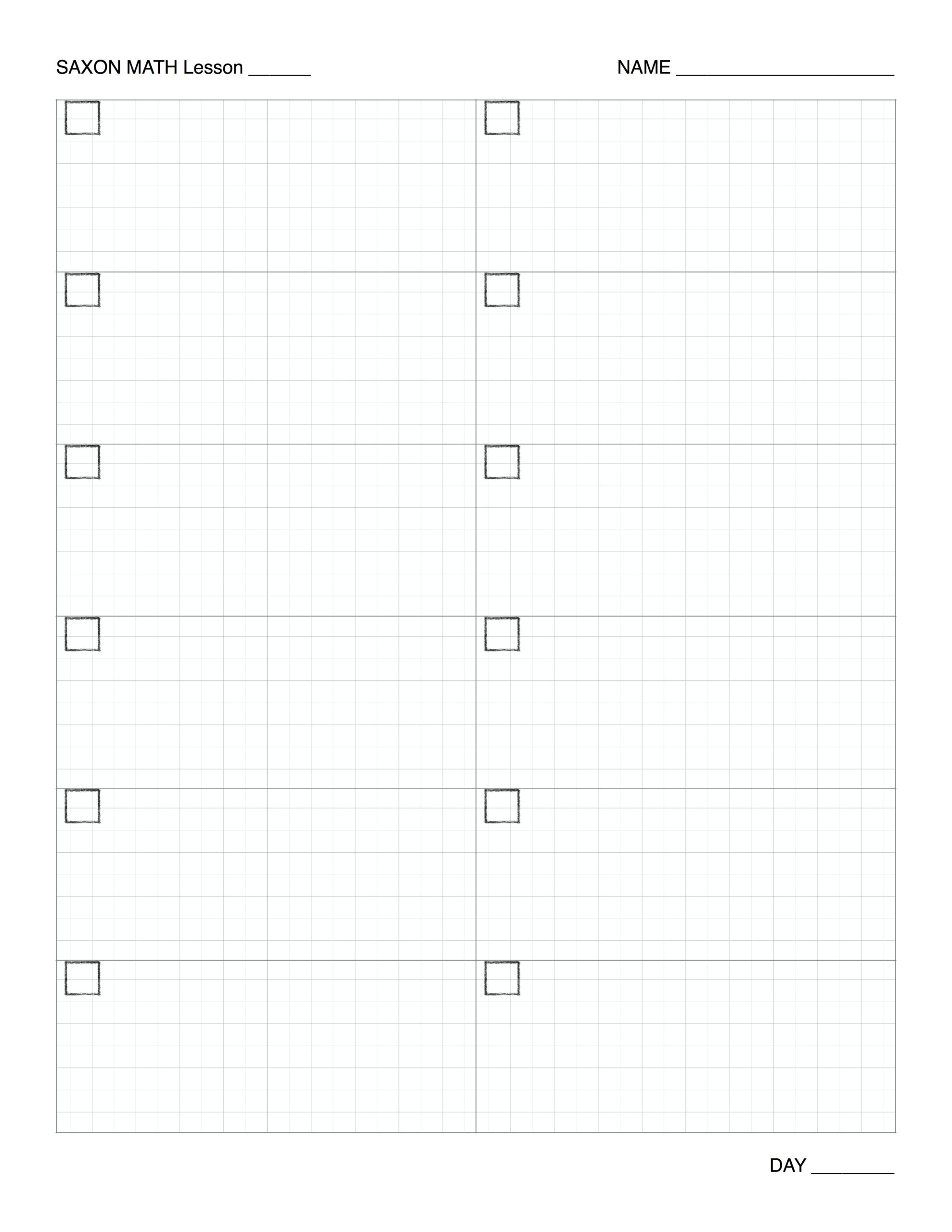 Saxon Math Answer Pages Character Core Curriculum