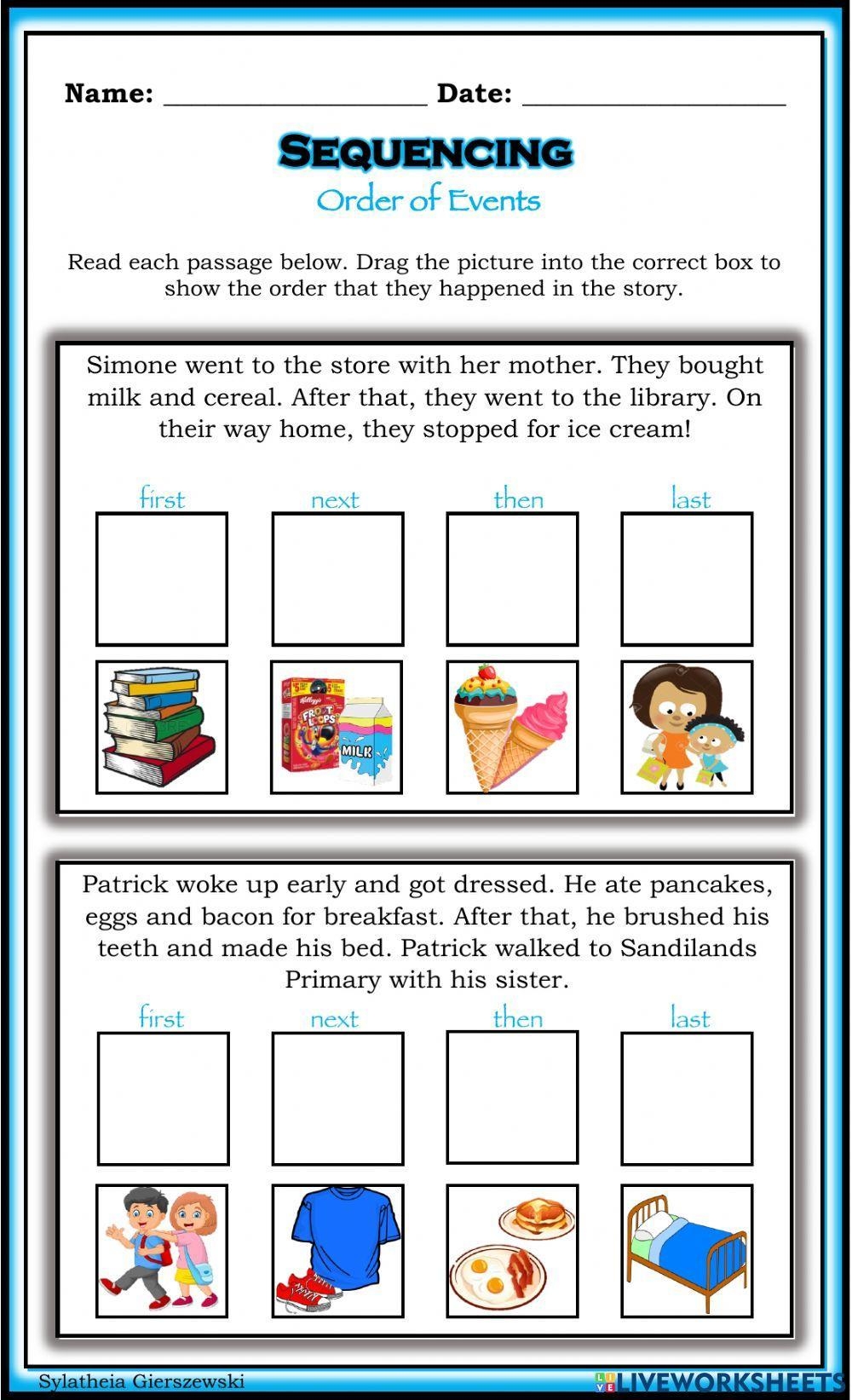 Sequence Of Events Worksheets Engaging Activities For Learning Sequence Of Events Worksheets Engaging Activities For Learning