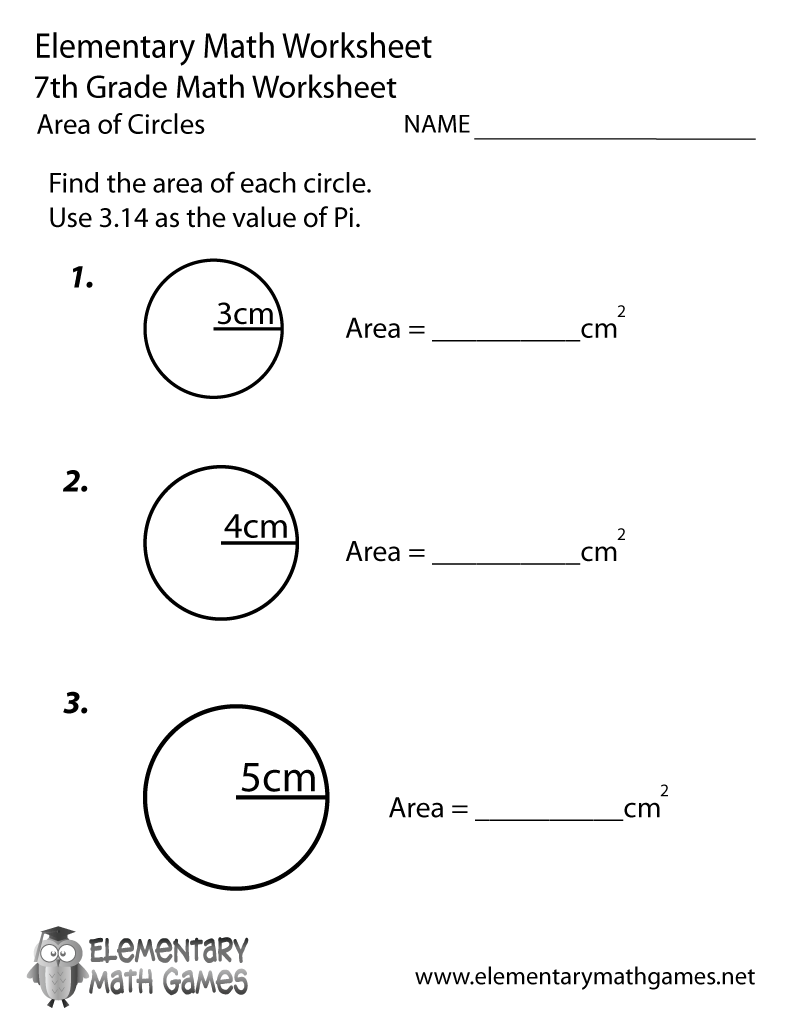 Free Printable Worksheets 7th Grade