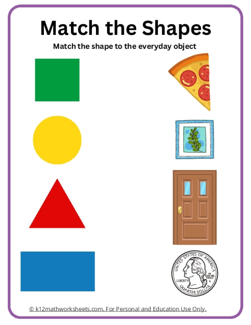 2d Shapes Worksheets Free Printables