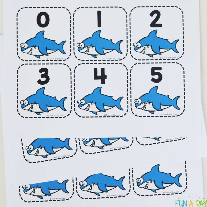 Shark Calendar Numbers Free Printable Fun A Day Shark Calendar Numbers Free Printable Fun A Day