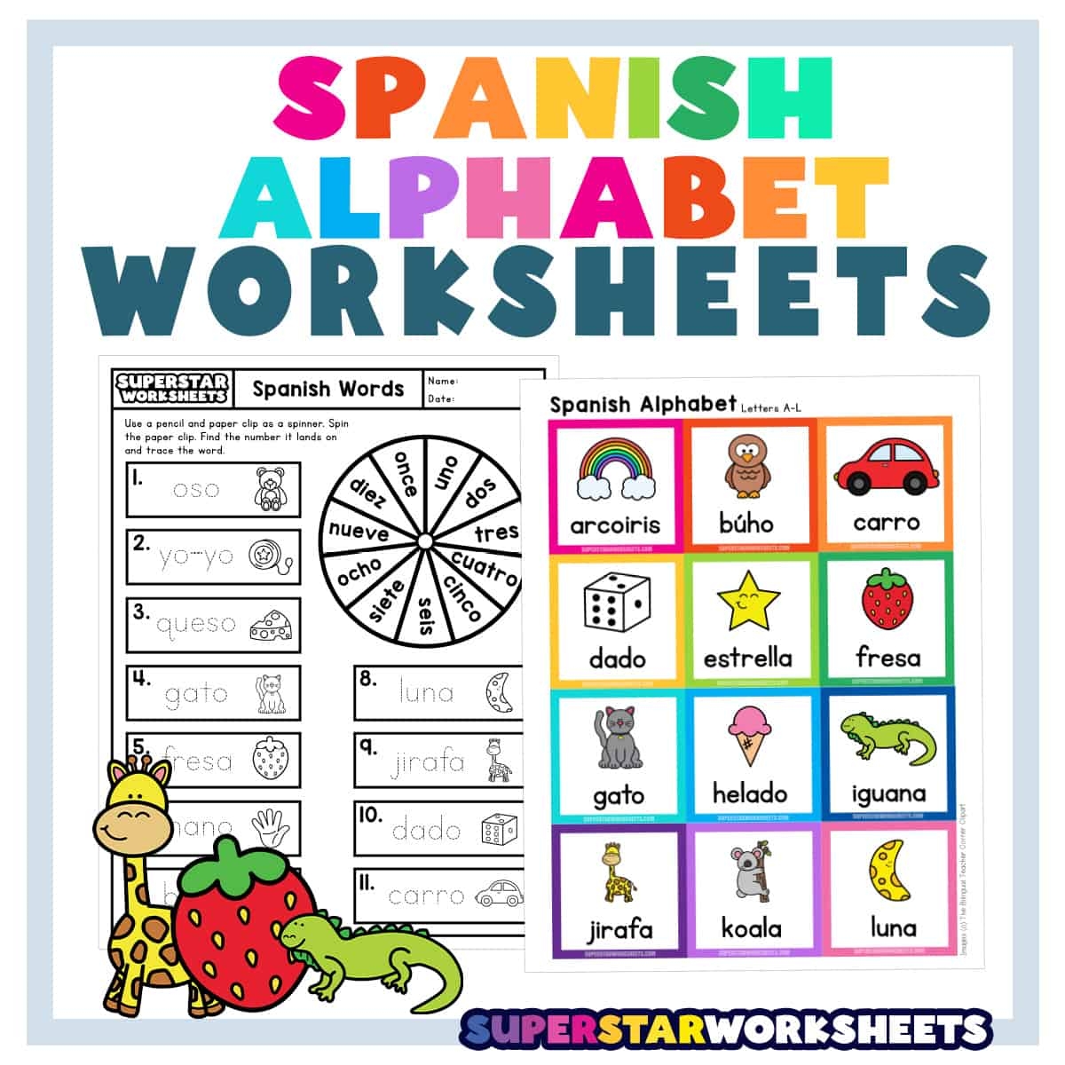 Free Printable Worksheets To Learn Spanish