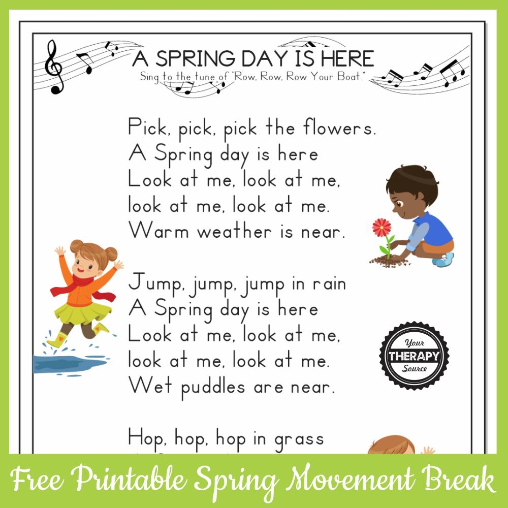 Preschool Music Free Printable Preschool Music Free Printable