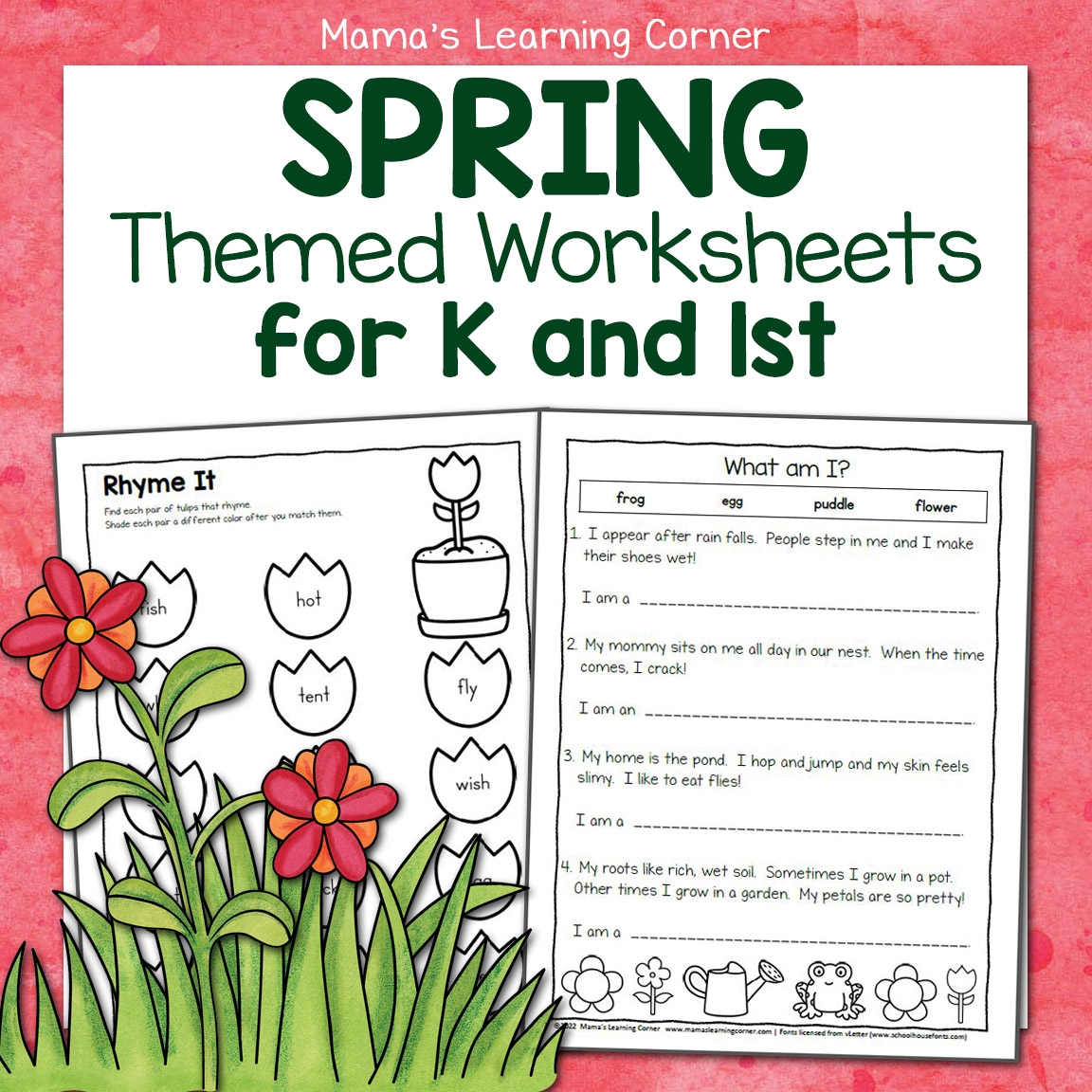 Spring Worksheets For Kindergarten And 1st Grade Made By Teachers