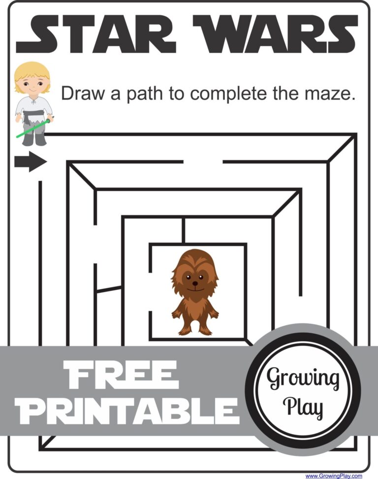 Star Wars Mazes Games And Activities