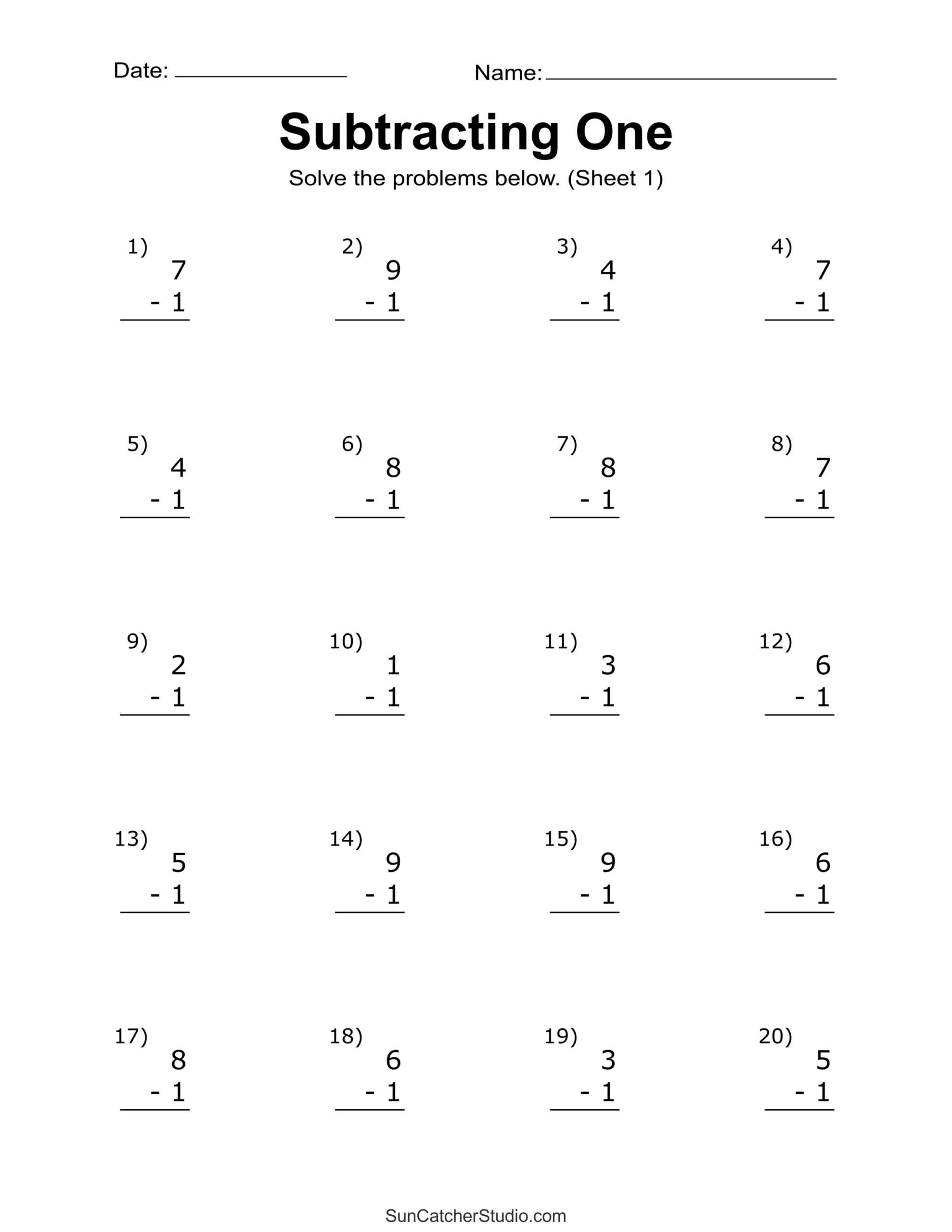 Subtraction Worksheets Free Printable Math Drills Free Subtraction Worksheets Free Printable Math Drills Free