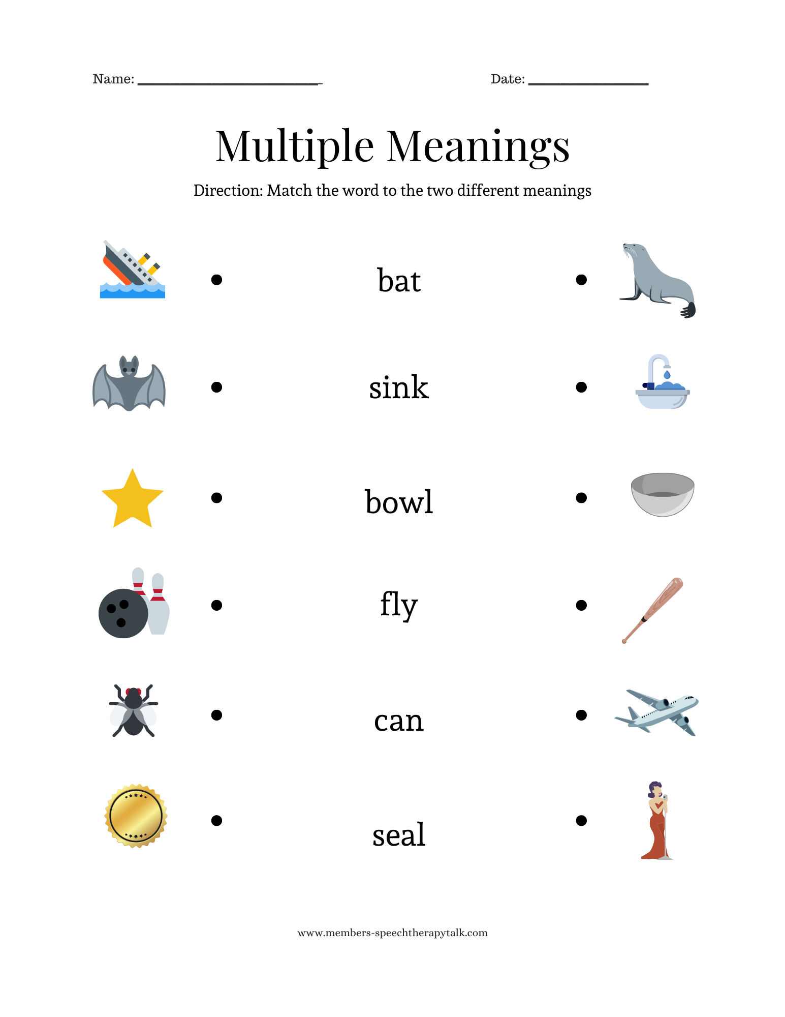 Teaching Multiple Meaning Words 4 Materials That Work Speech 