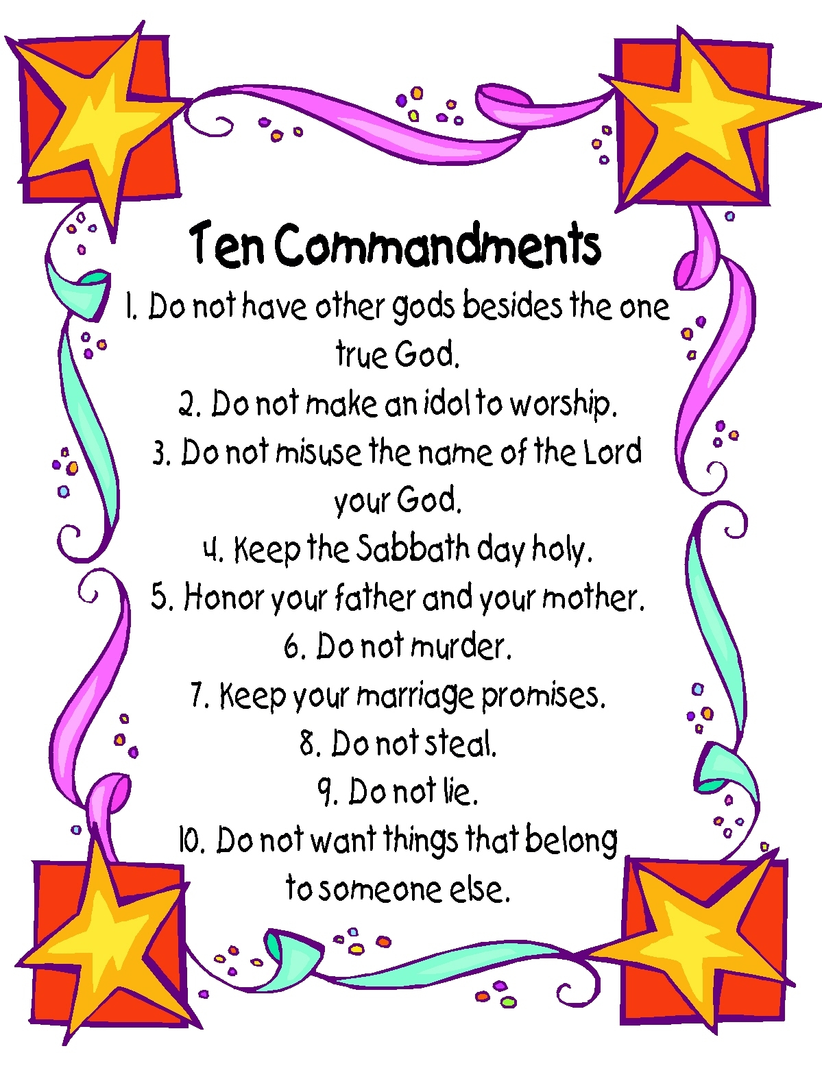 Ten Commandments Poster Please Visit Kathyahutto Ten Commandments Poster Please Visit Kathyahutto