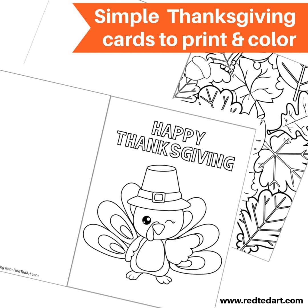Thanksgiving Coloring Pages U0026 Cards Red Ted Art Kids Crafts Thanksgiving Coloring Pages U0026 Cards Red Ted Art Kids Crafts